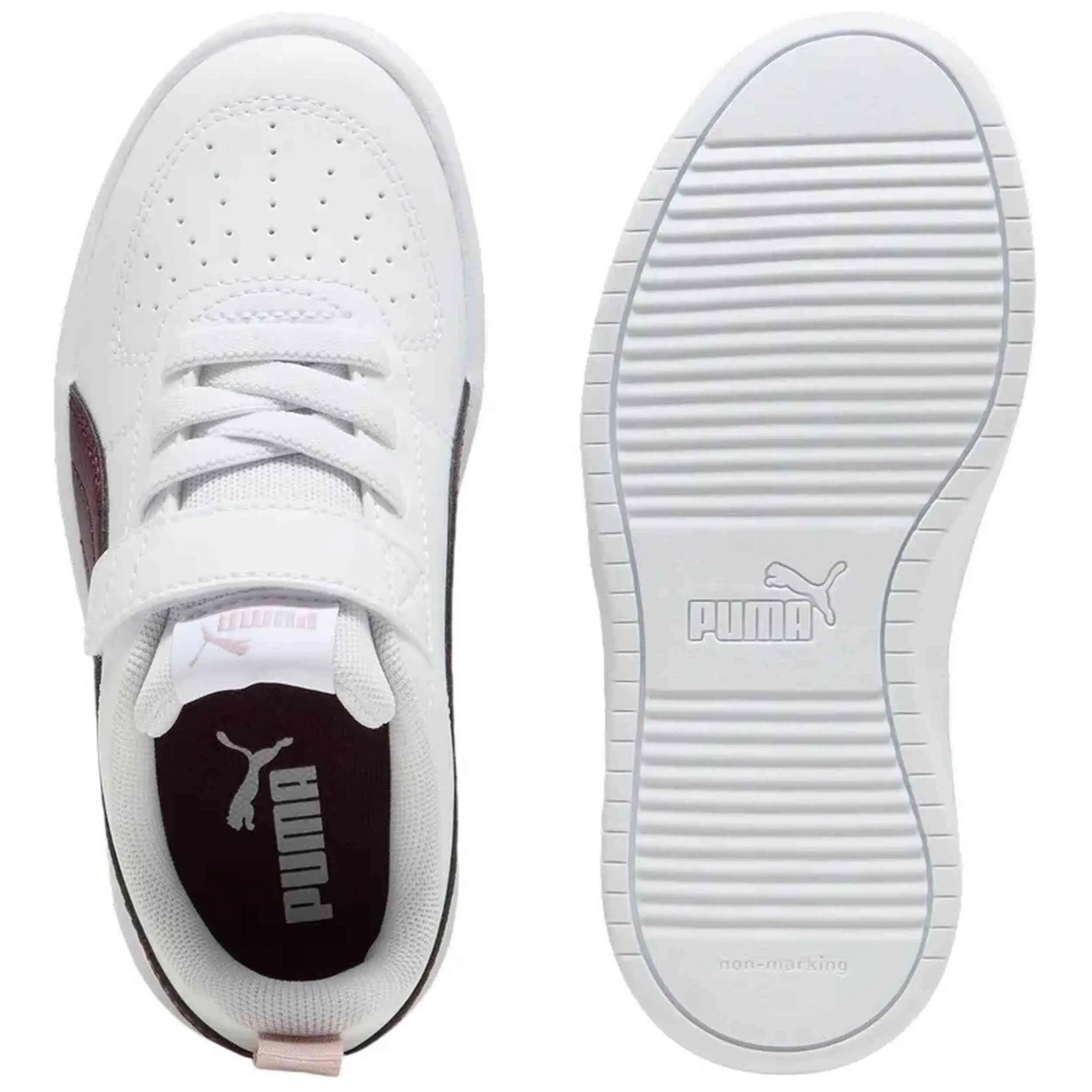 Turnschuhe Puma Modell Rickie "PUMA White-Ruby Noir-Misty Pink für unisex jungen 5/5