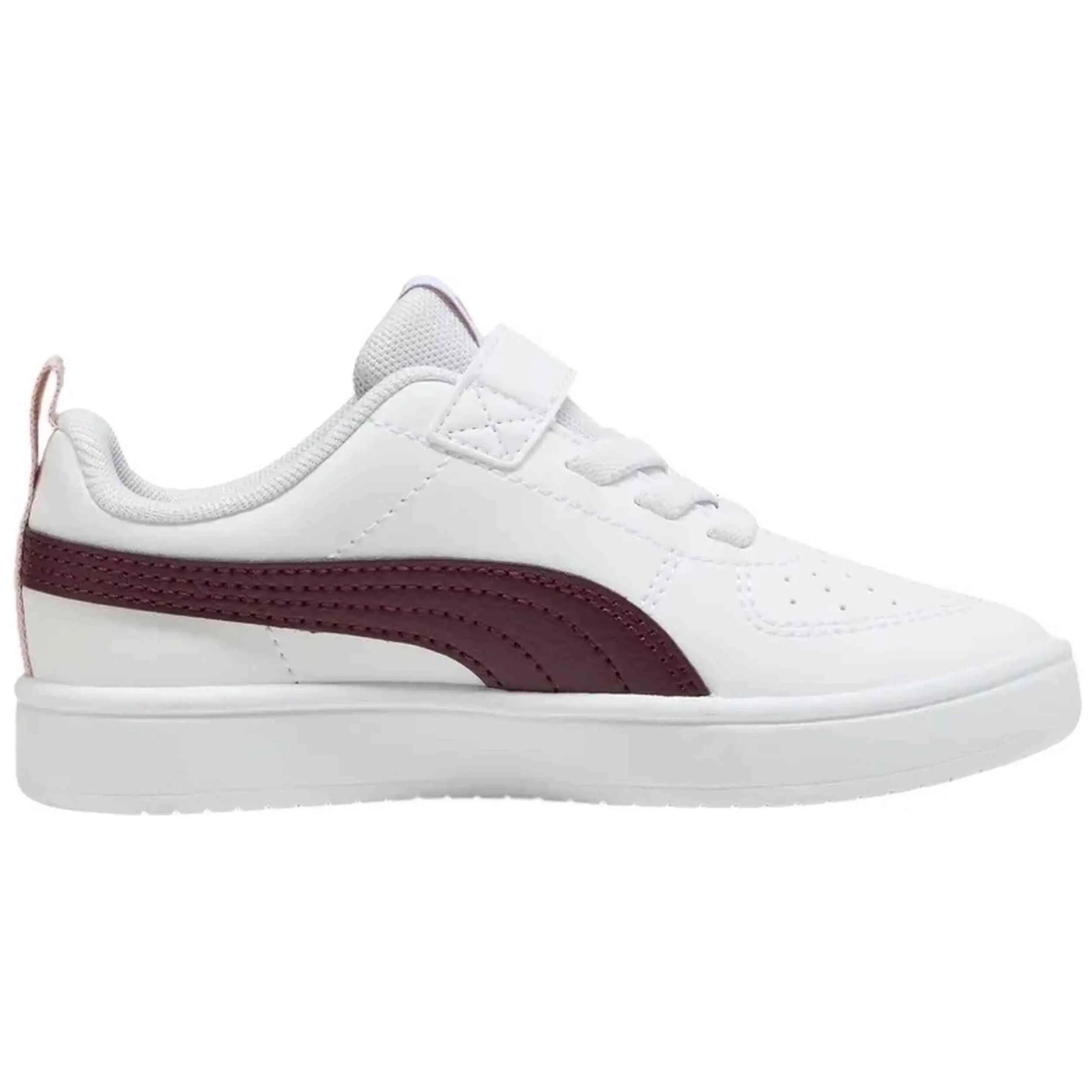 Turnschuhe Puma Modell Rickie "PUMA White-Ruby Noir-Misty Pink für unisex jungen 3/5