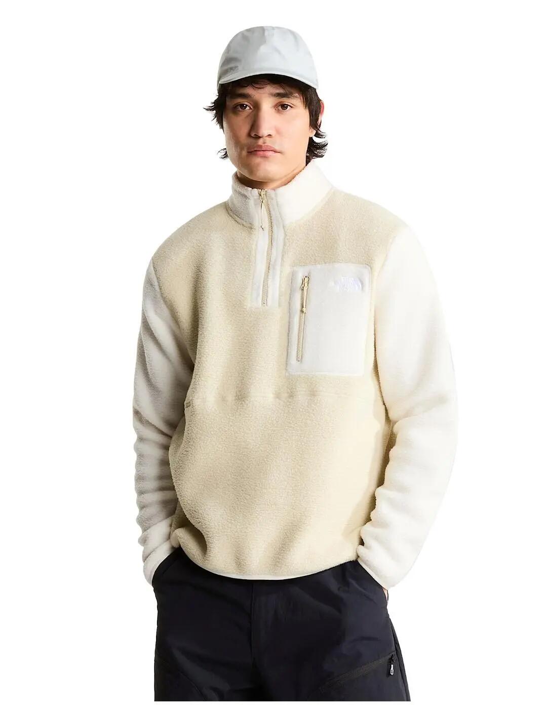 Sudaderas jerseys polares para Hombre The north face Yumiori Beige 3/5