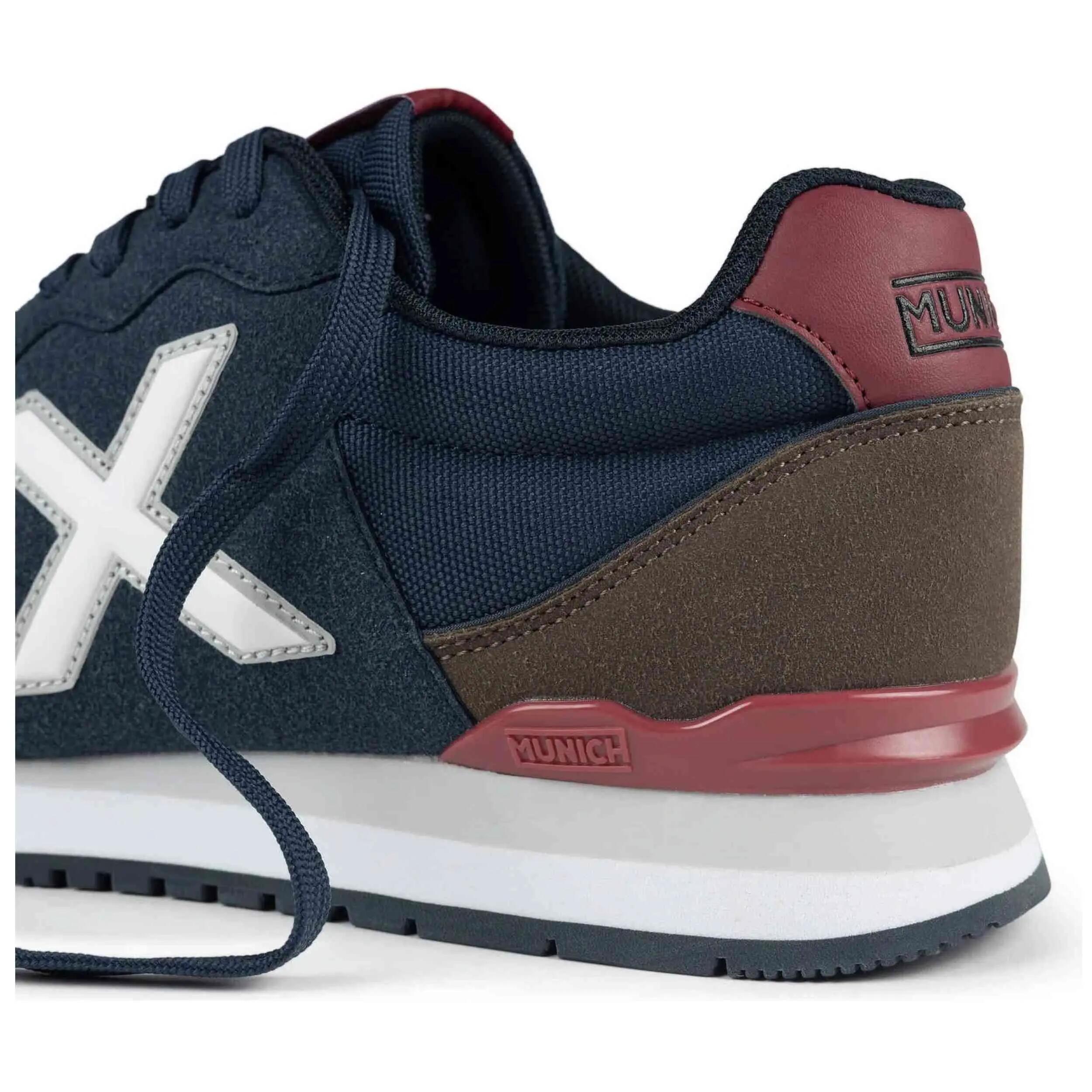 Baskets Munich modèle Dash 2.0 "Azul Y Marrón" pour unisexe 3/5