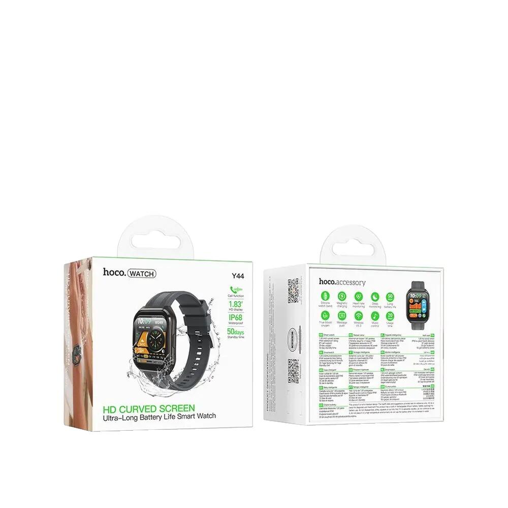 Montre conectada Hoco Y44 IP68 Preto 2/4