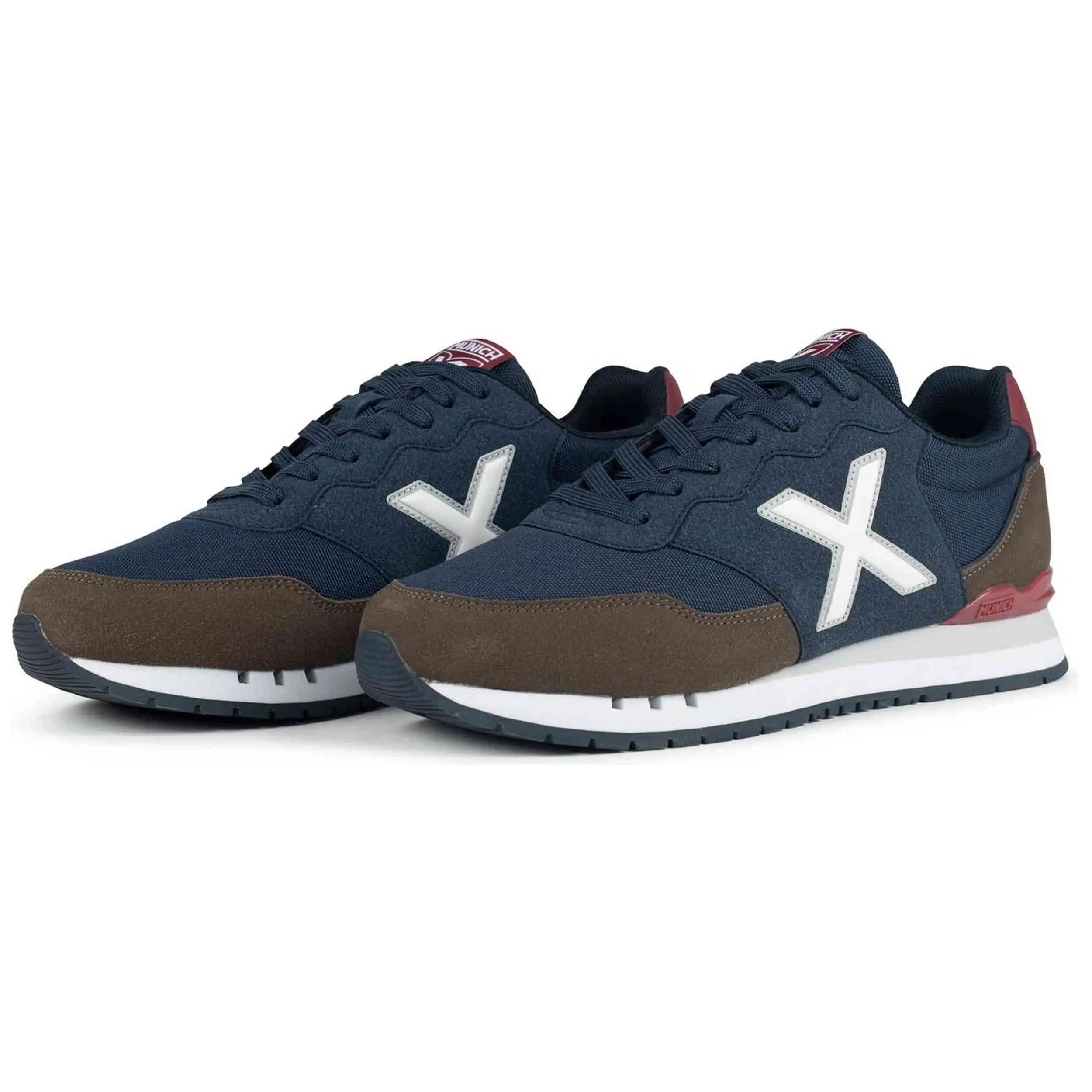 Baskets Munich modèle Dash 2.0 "Azul Y Marrón" pour unisexe 2/5