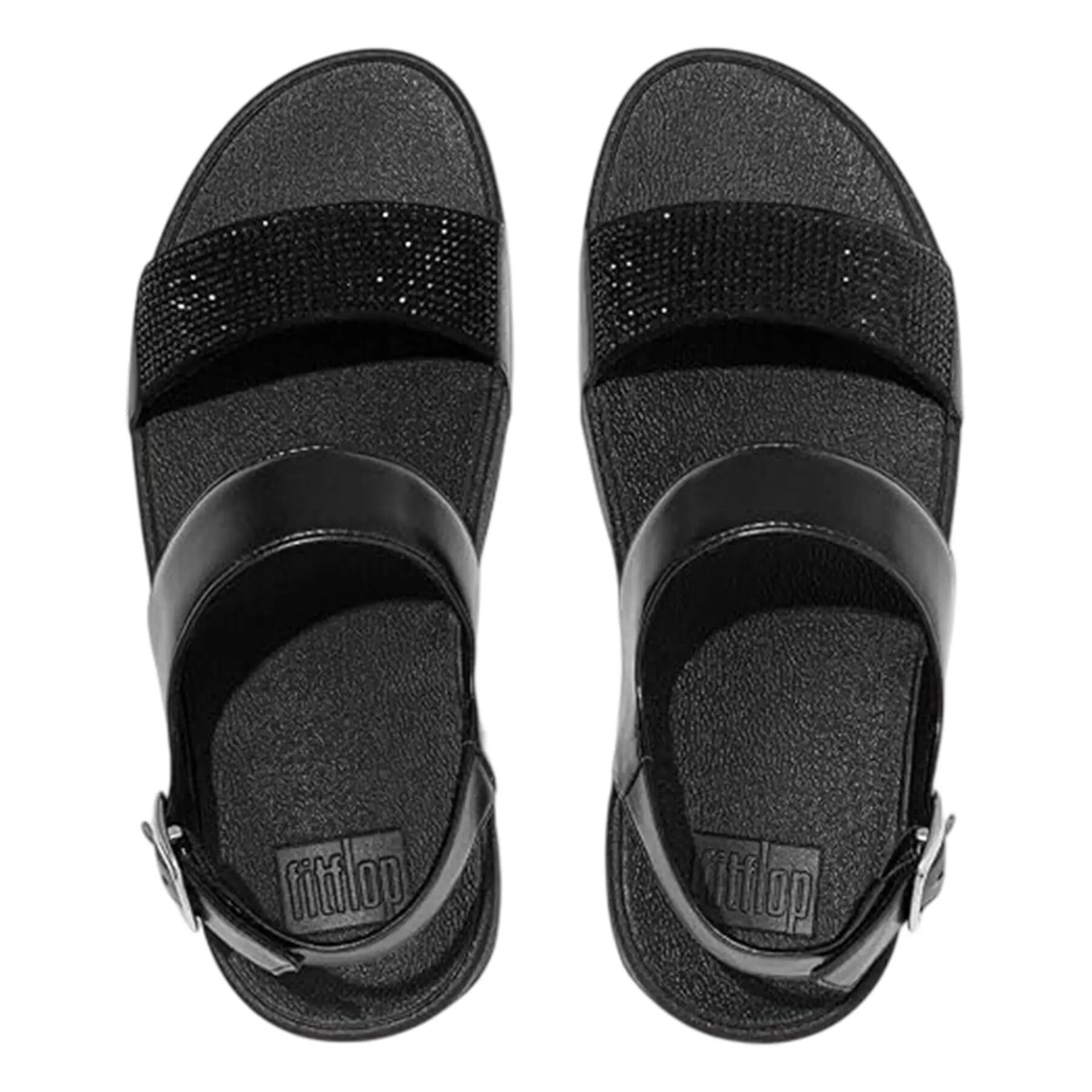 Lulu Hotfixsandalen voor dames (Allemaal zwart) 3/5