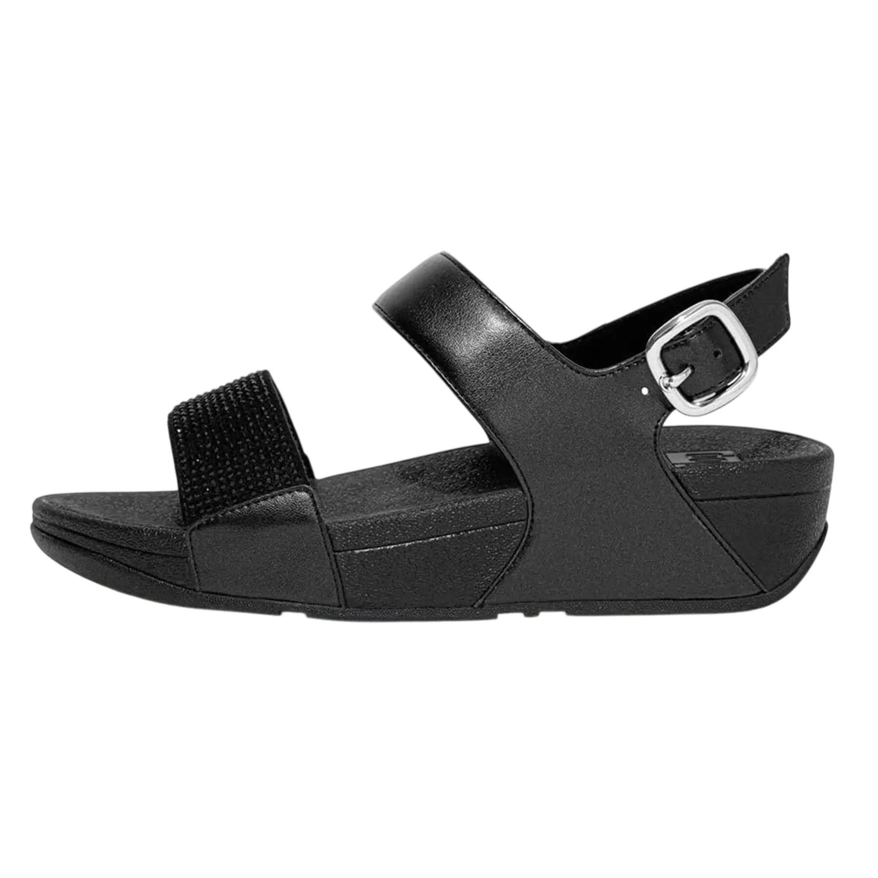 Lulu Hotfixsandalen voor dames (Allemaal zwart) 2/5