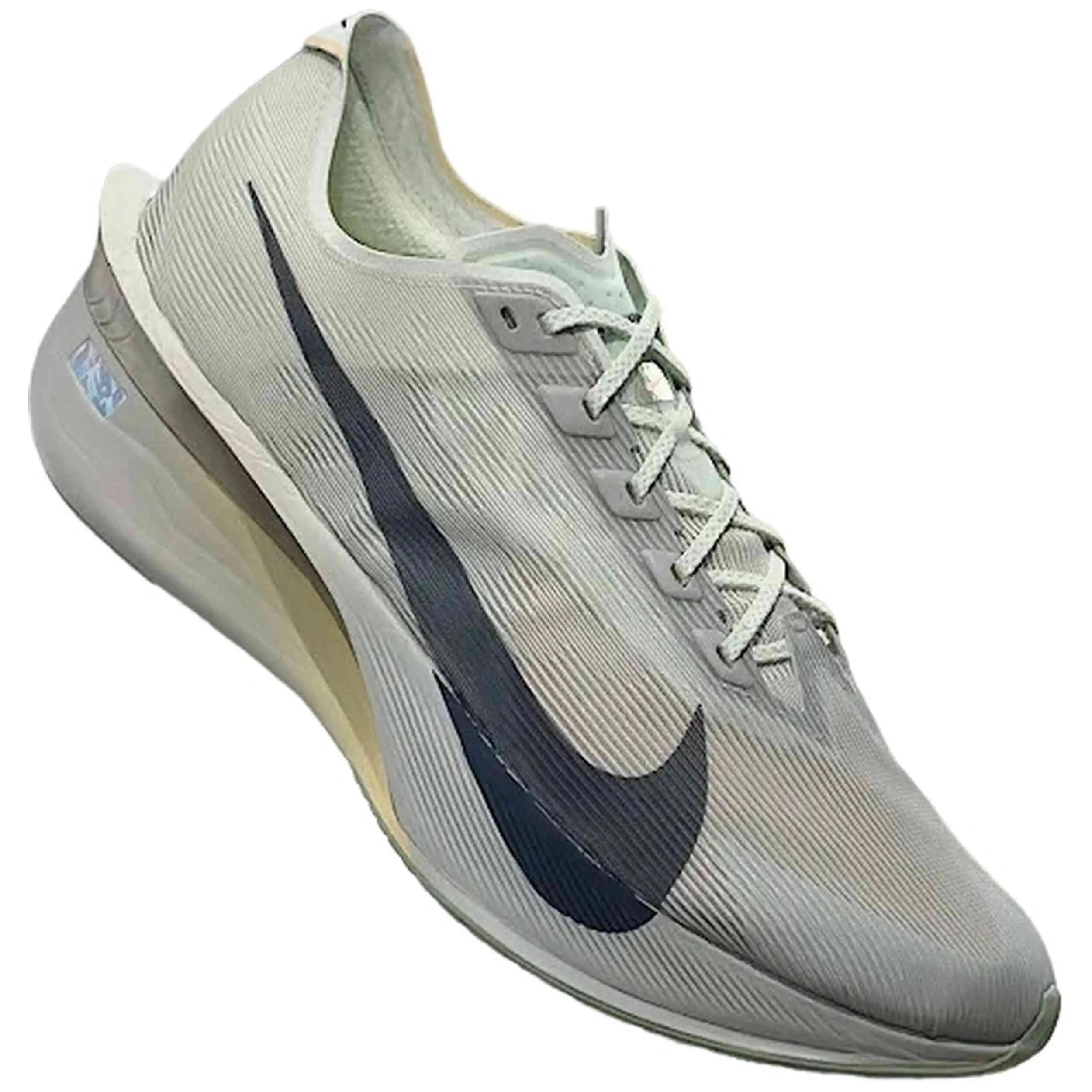 Zapatillas Nike modelo Vaporfly 4 "Spruce Aura/Grey Fog/Ice Peach/Da para hombre 4/4