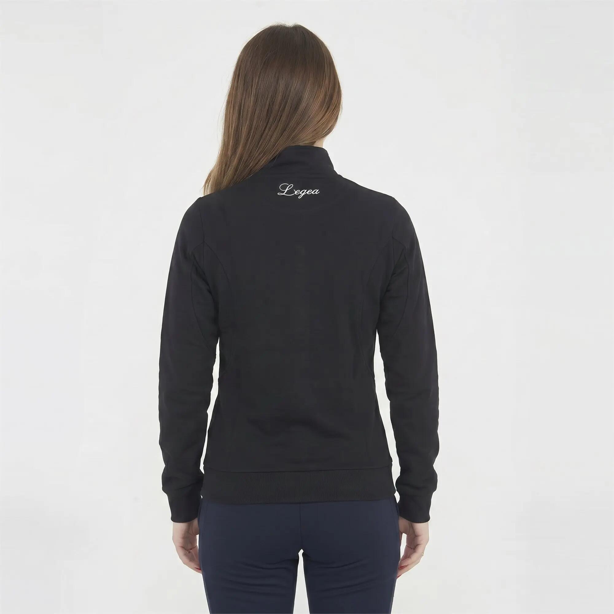 Completo felpa e leggings donna Karida + Mavery Nero / Blu 8/8