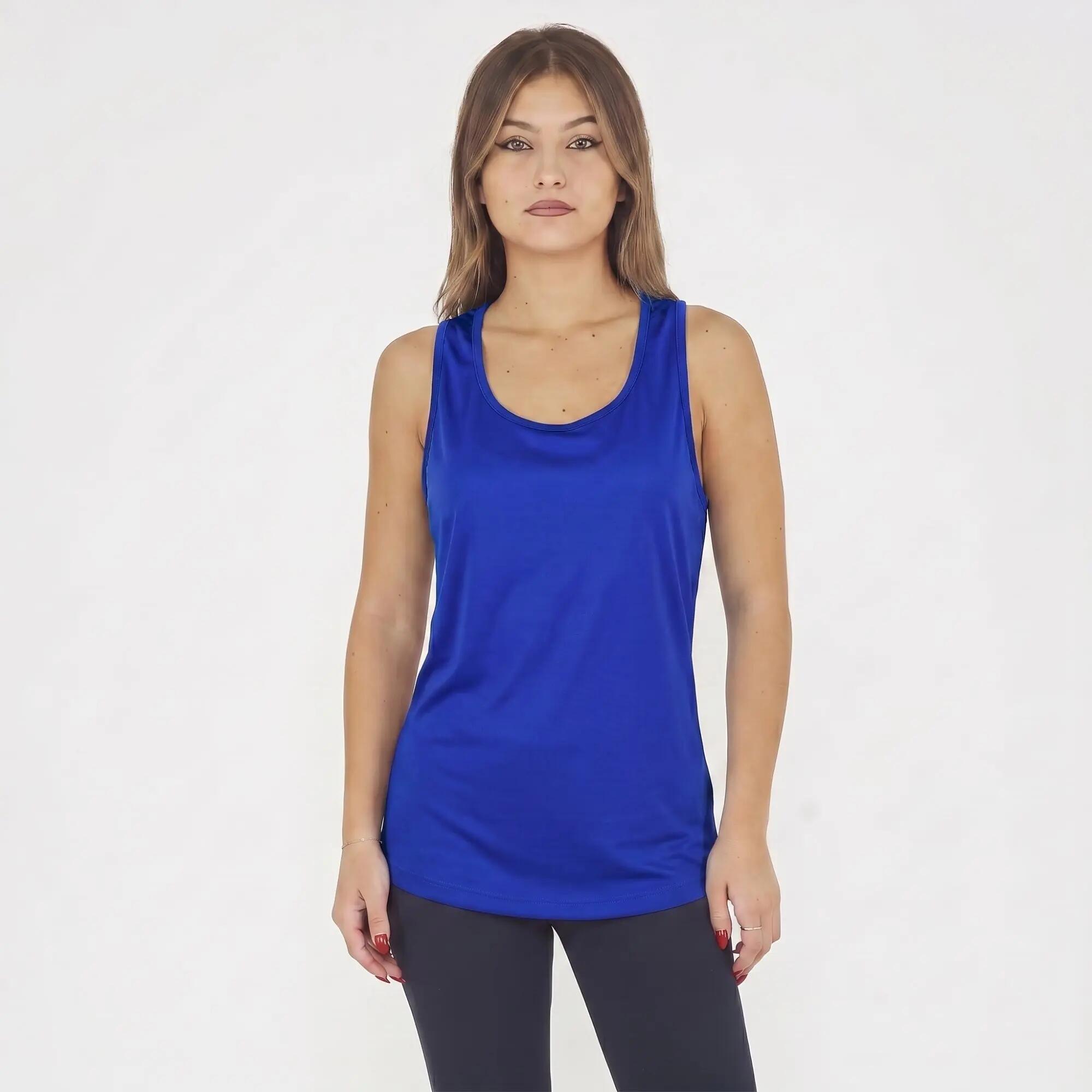 Women's Tank top and leggings set Tanissa + Mavery Light blue / Navy 2/8