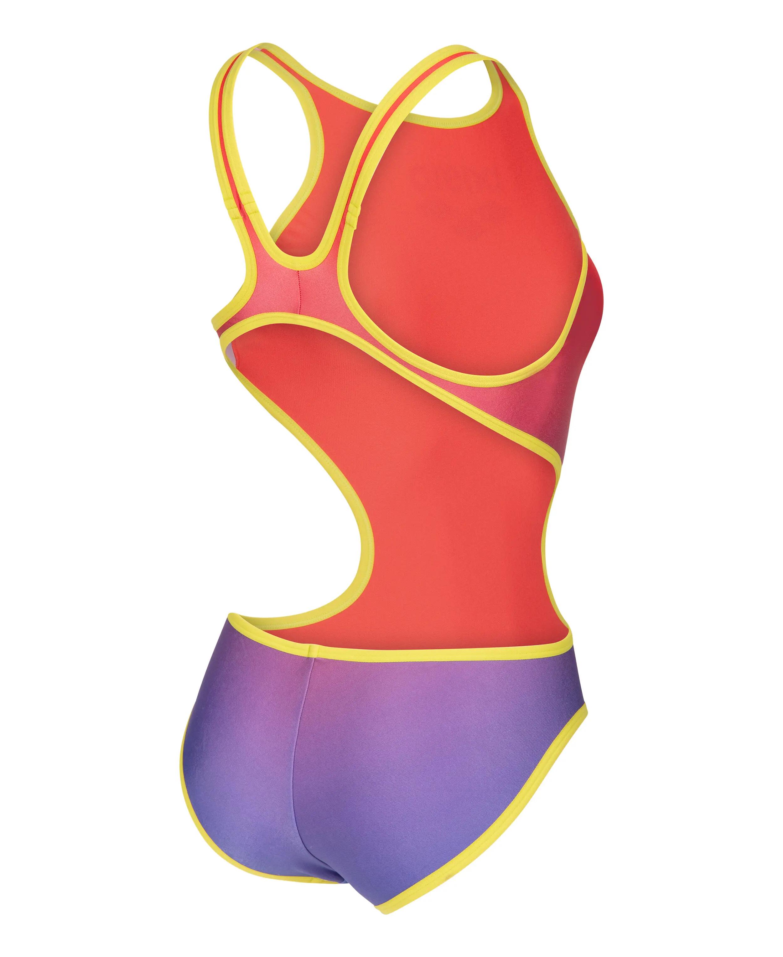 Maillot femme Arena One Shaded Print Tech One Back 7/7