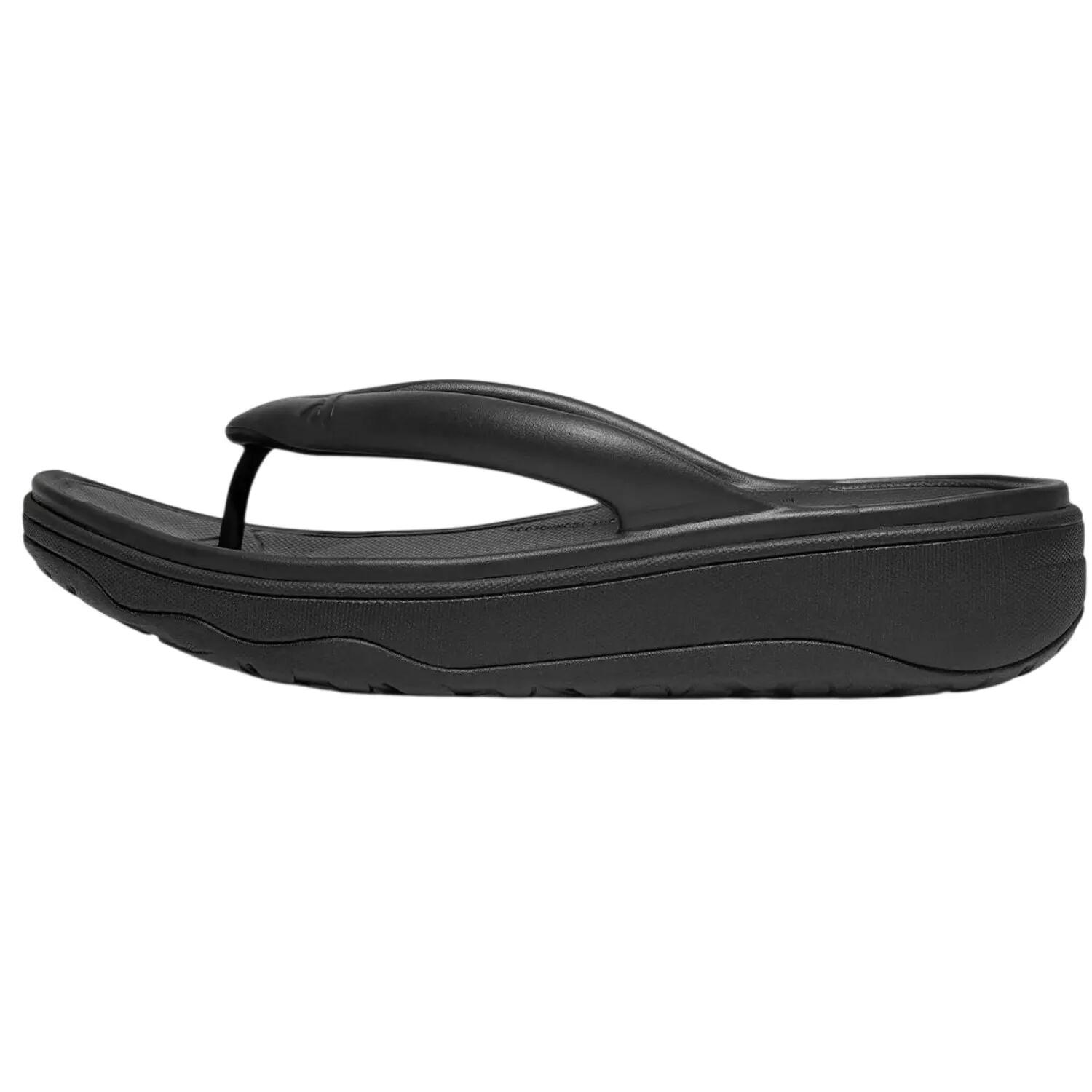 Relieffherstelsandalen met teenband voor dames (Zwart) 2/6