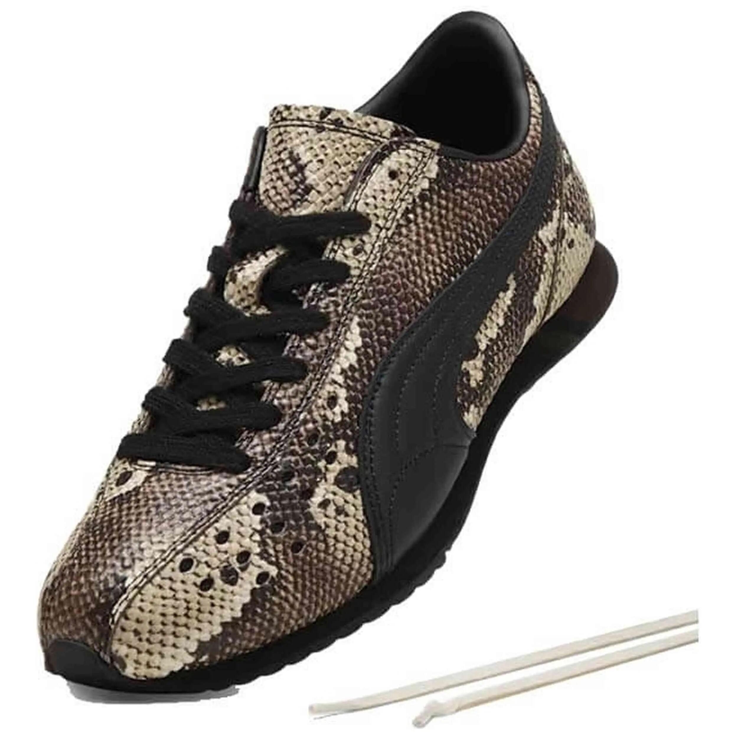 Baskets Puma modèle Sprint Snake "Russet Brown" pour unisexe 4/5