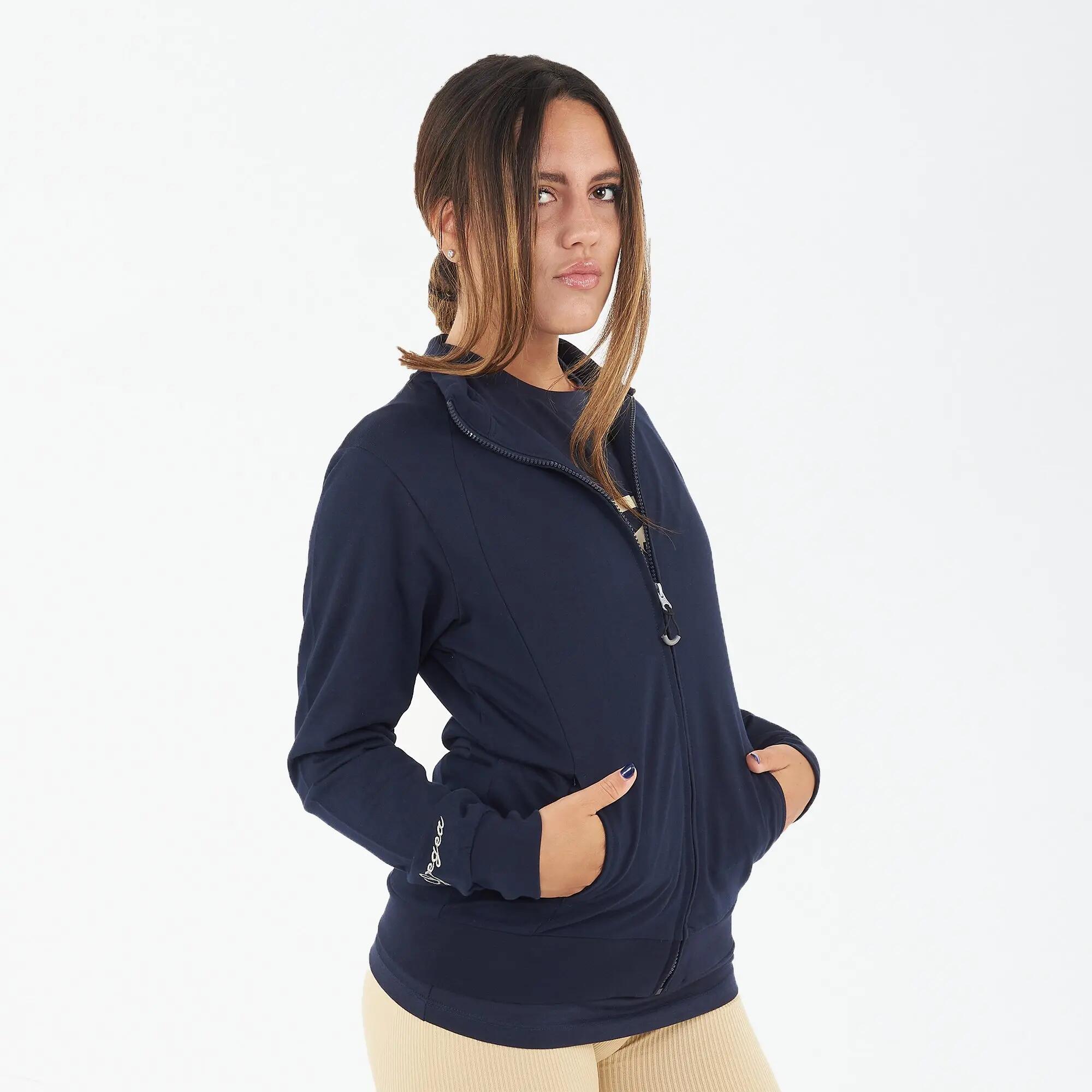 Completo felpa e leggings donna Adara + Levery Blu / Nero 6/8