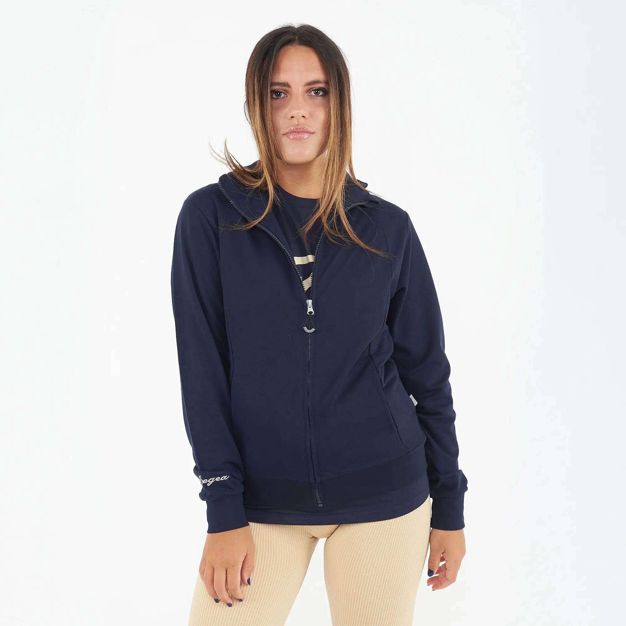 Completo felpa e leggings donna Adara + Levery Blu / Nero 2/8
