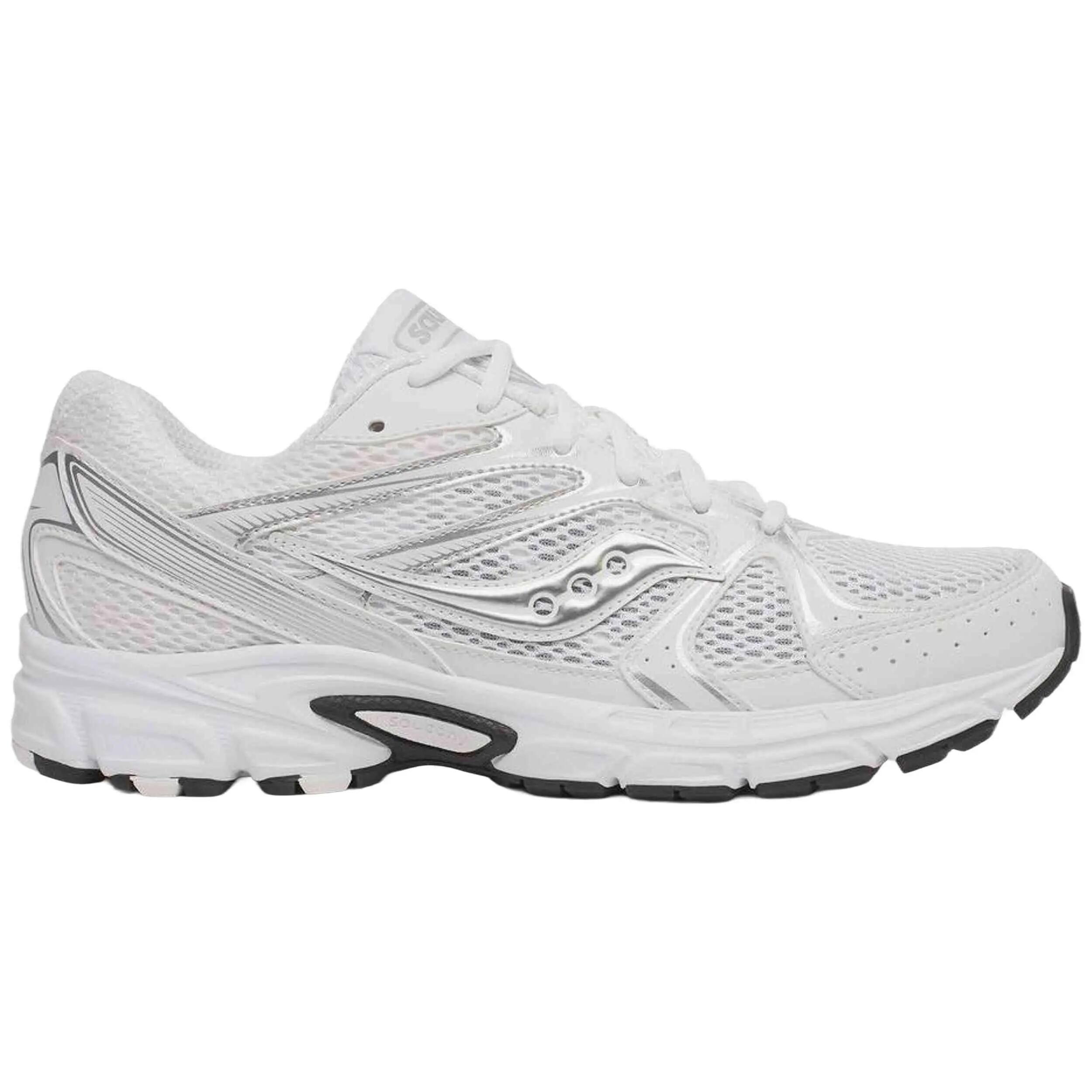 Baskets Saucony modèle Ride Millennium "White/Silver" pour unisexe 1/5