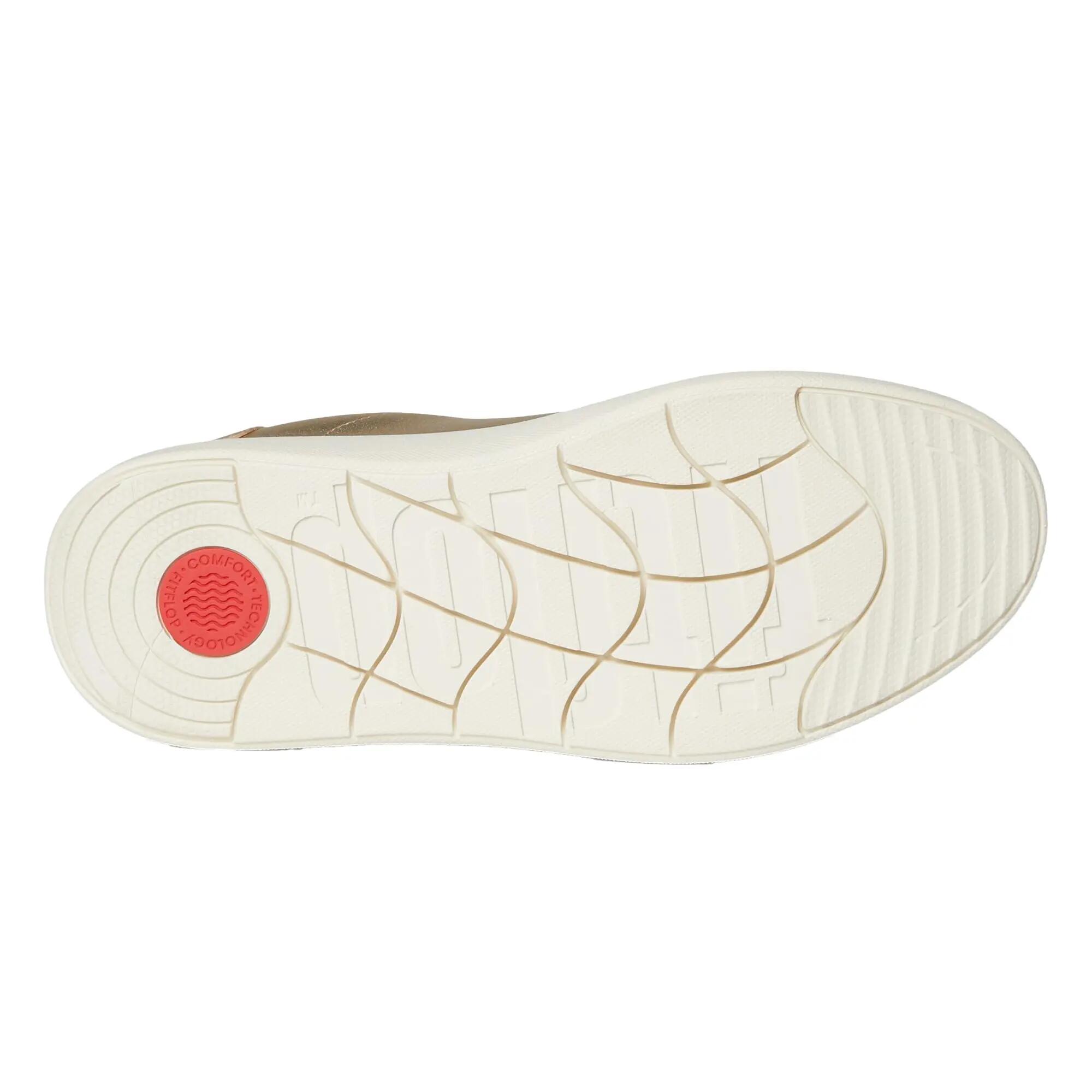 Baskets Motif/style Métallisé RTG Femme (Blanc Cassé) 6/6