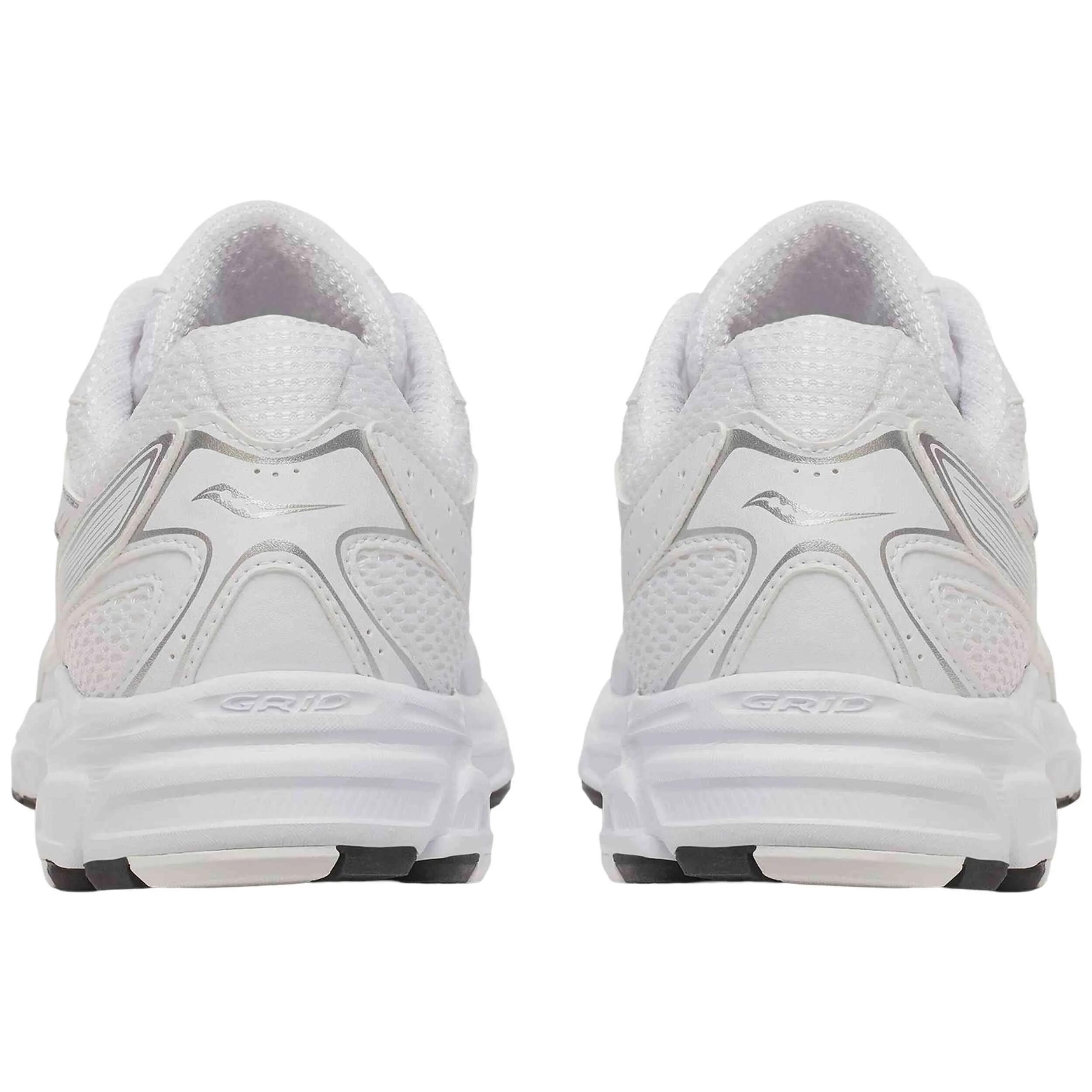 Baskets Saucony modèle Ride Millennium "White/Silver" pour unisexe 4/5
