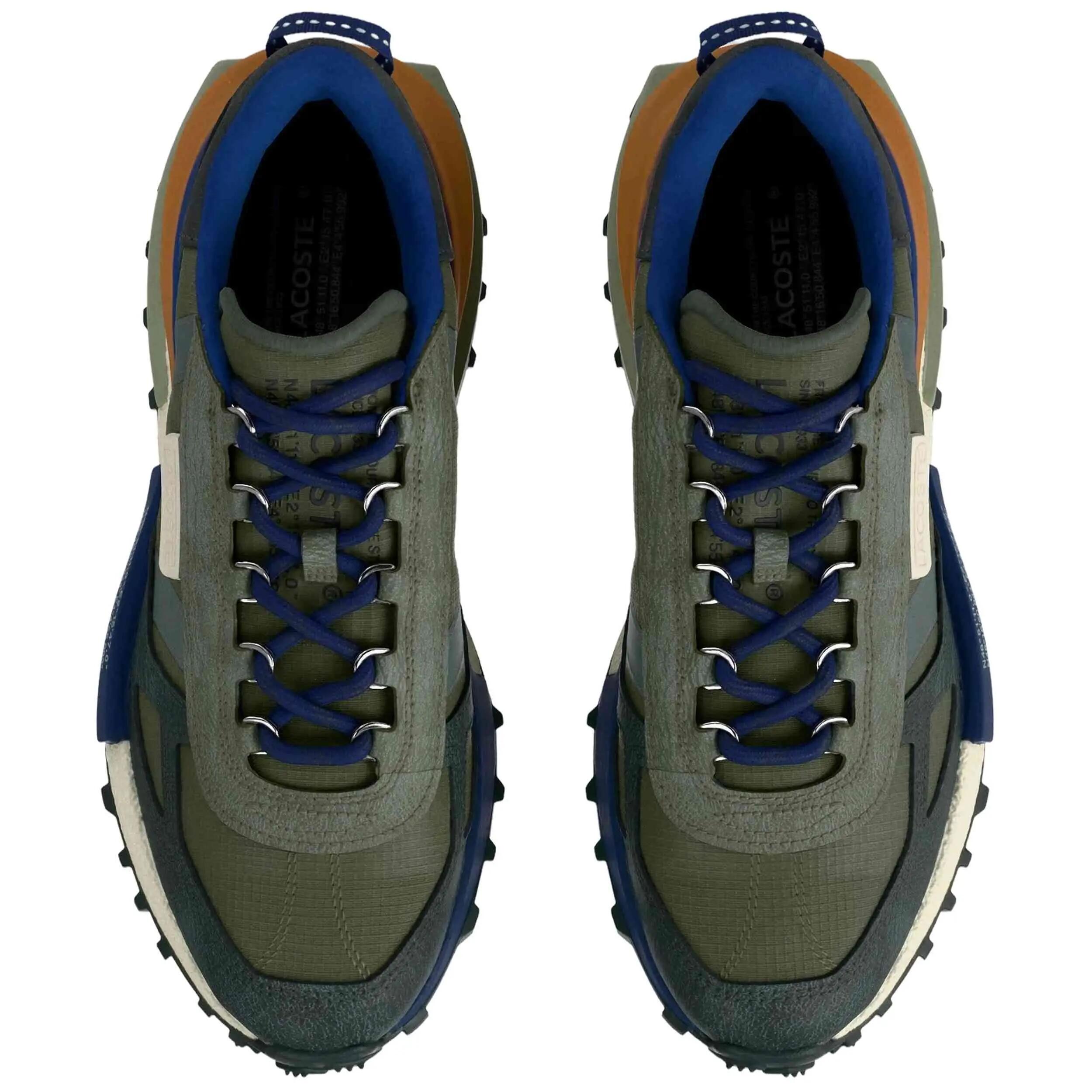 Baskets Lacoste modèle Elite Active "KHK/DK GRN" pour homme 4/4
