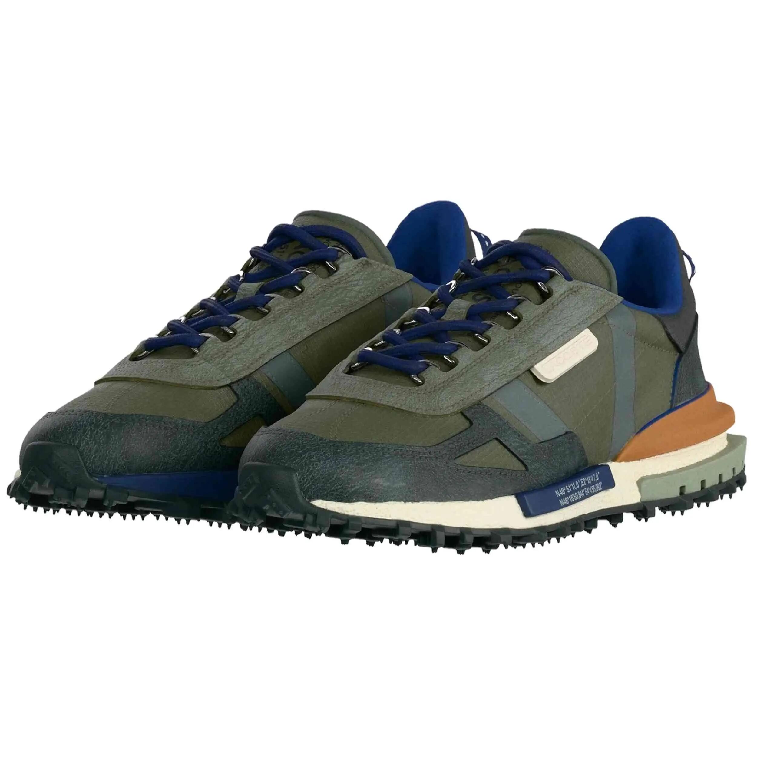 Baskets Lacoste modèle Elite Active "KHK/DK GRN" pour homme 2/4