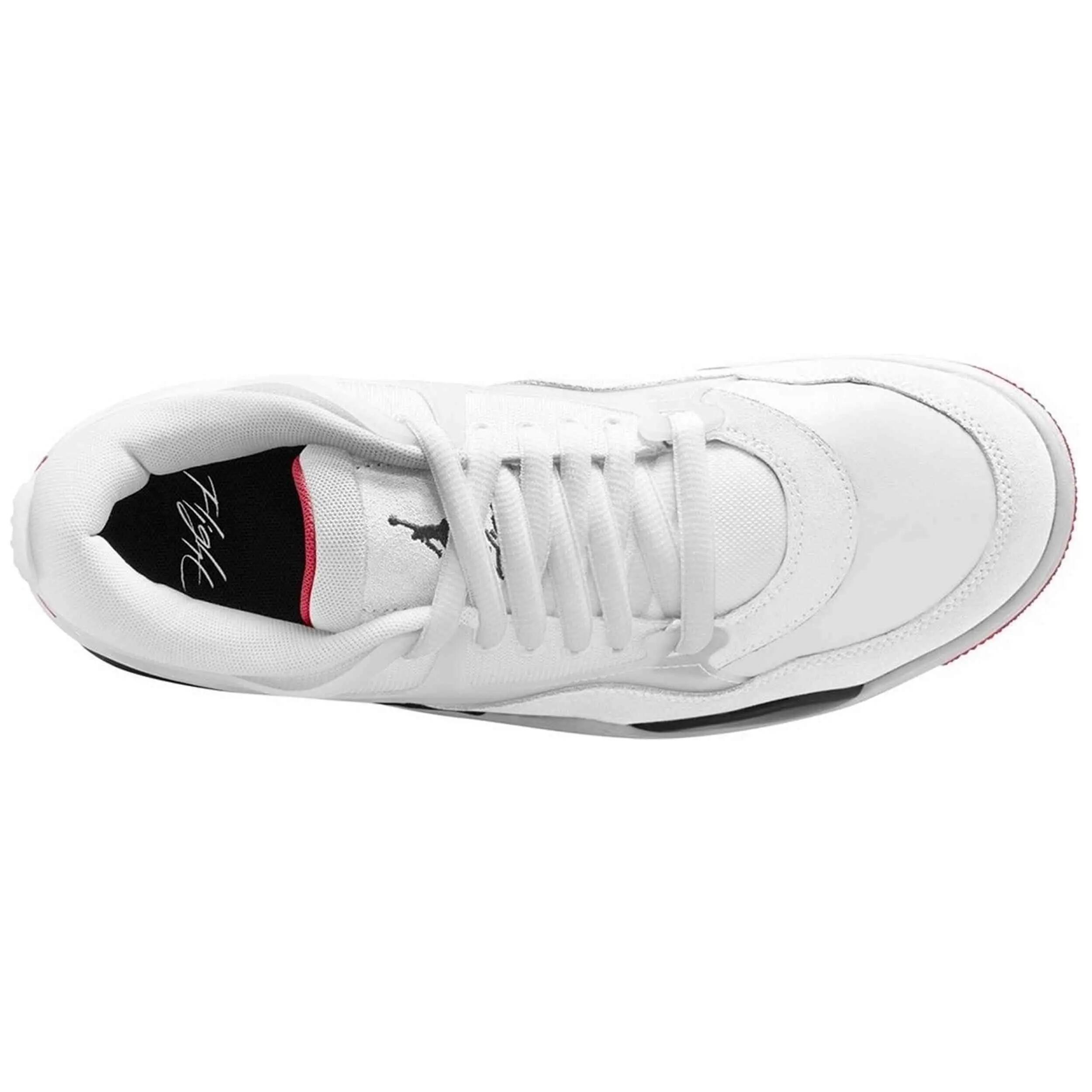 Zapatillas Jordan modelo Air Jordan 4 RM "White/Red" para hombre 3/4