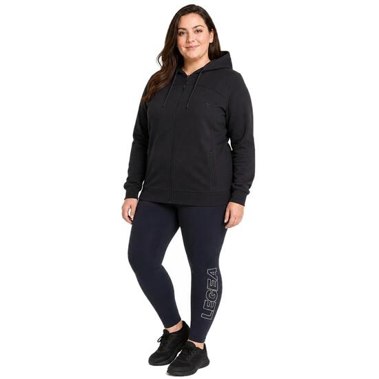 Ensemble sweat et legging femme Sail Oversize + Levery Noir / Bleu marine