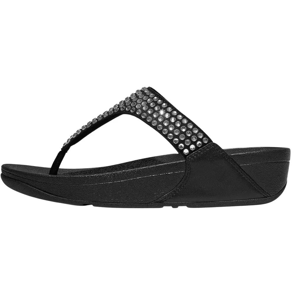 Sandales Motif/style Cristal LULU Femme (Noir) 3/6