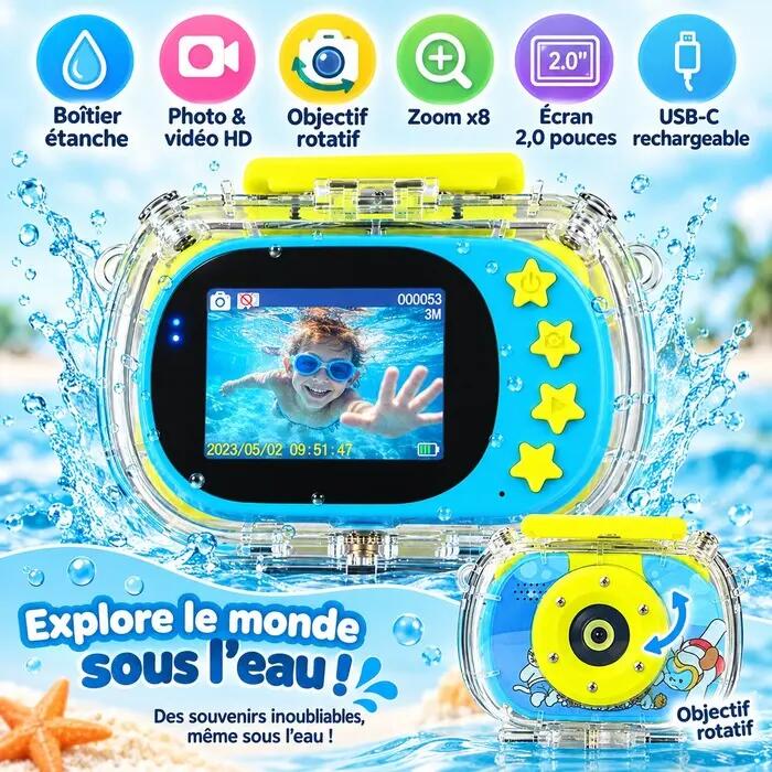Appareil photo numérique Waterproof enfant 6/7