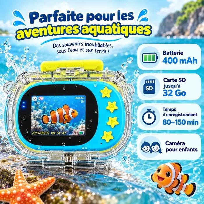 Appareil photo numérique Waterproof enfant 5/7