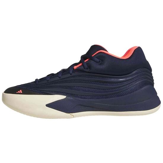 Zapatillas Adidas modelo DAME X "Night Indigo / Warm Vanilla / Solar para unisex