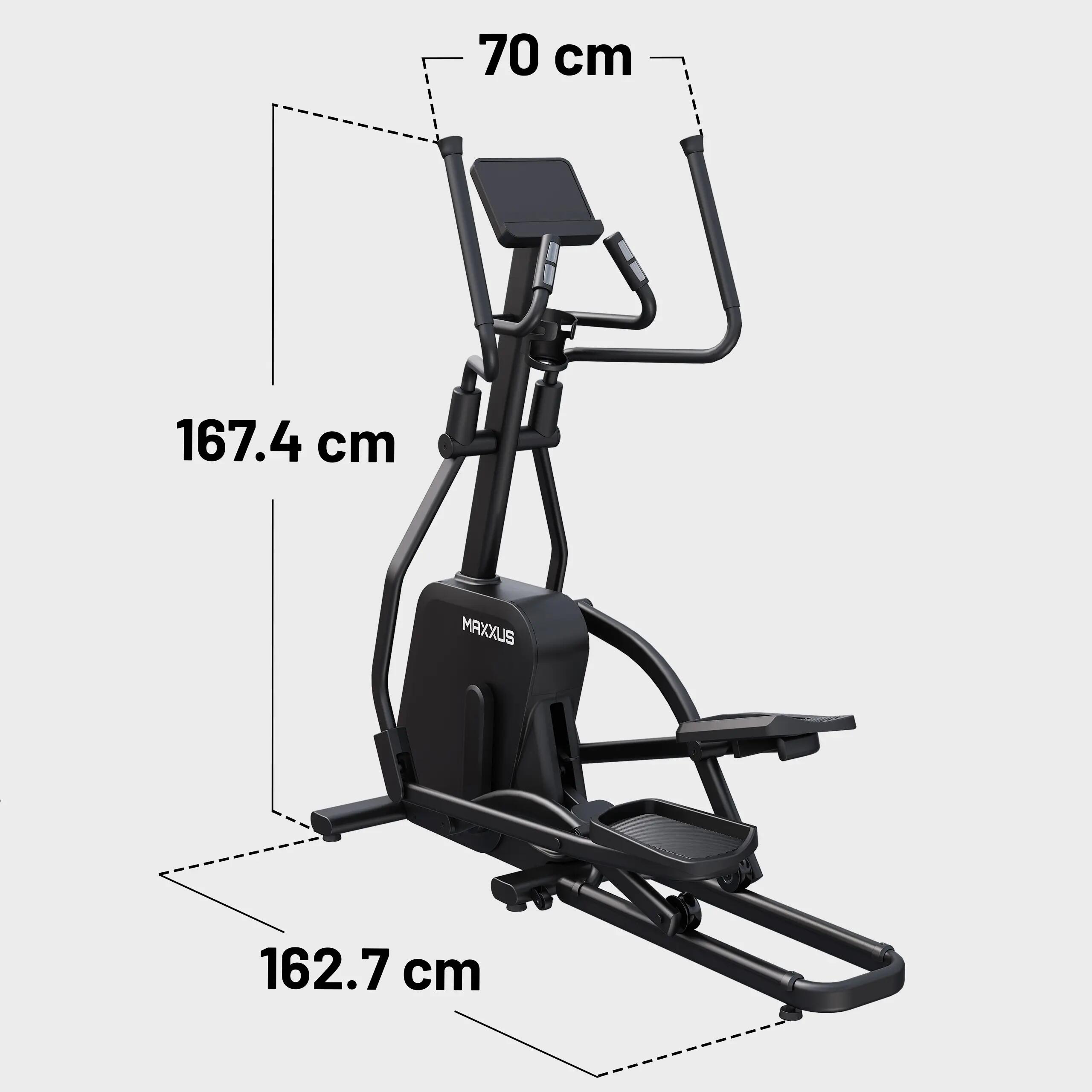 Vélo elliptique pliable, résistance magnétique 32 niveaux, jusqu'à 130 kg 2/9