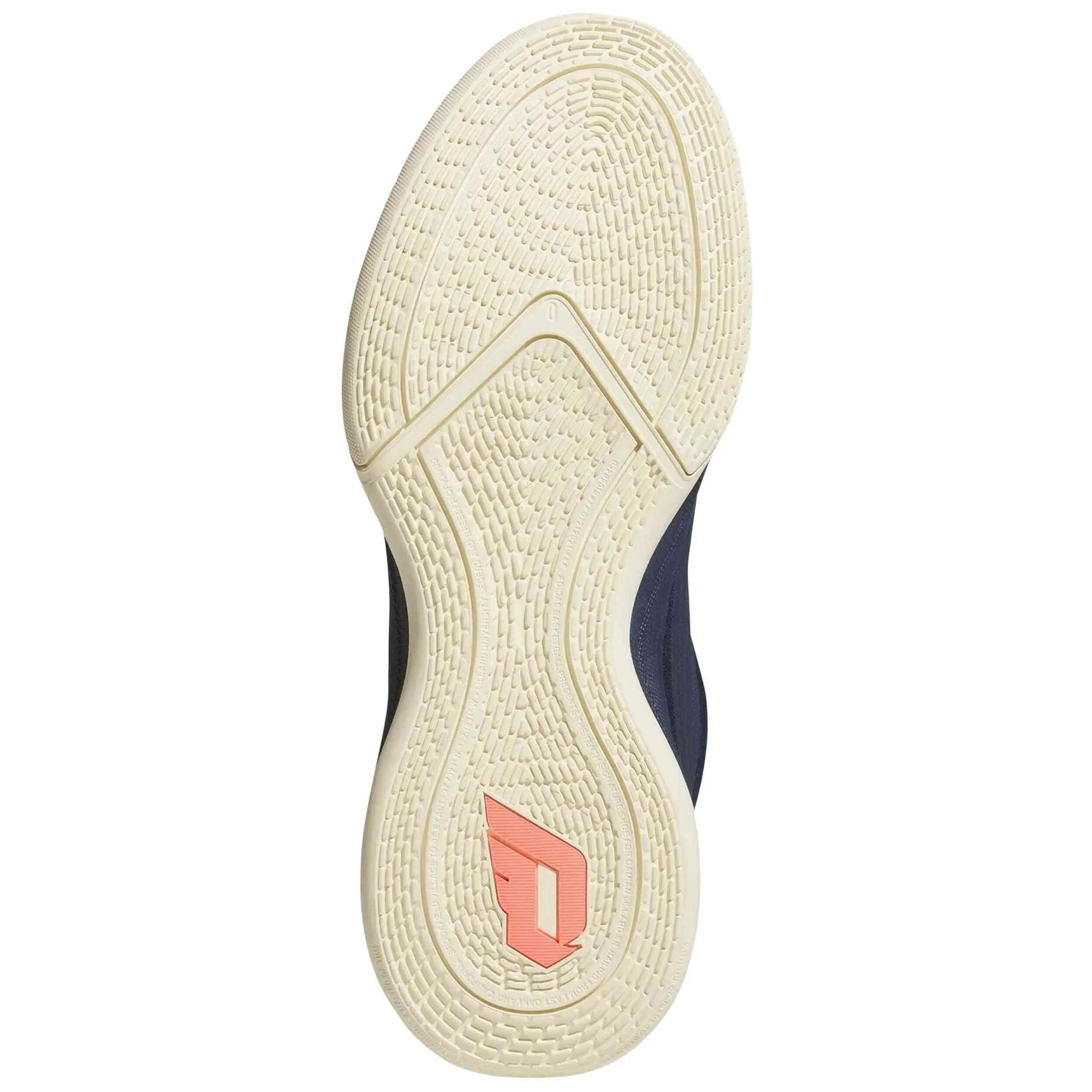 Baskets Adidas modèle DAME X "Night Indigo / Warm Vanilla / Solar T pour unisexe 5/5