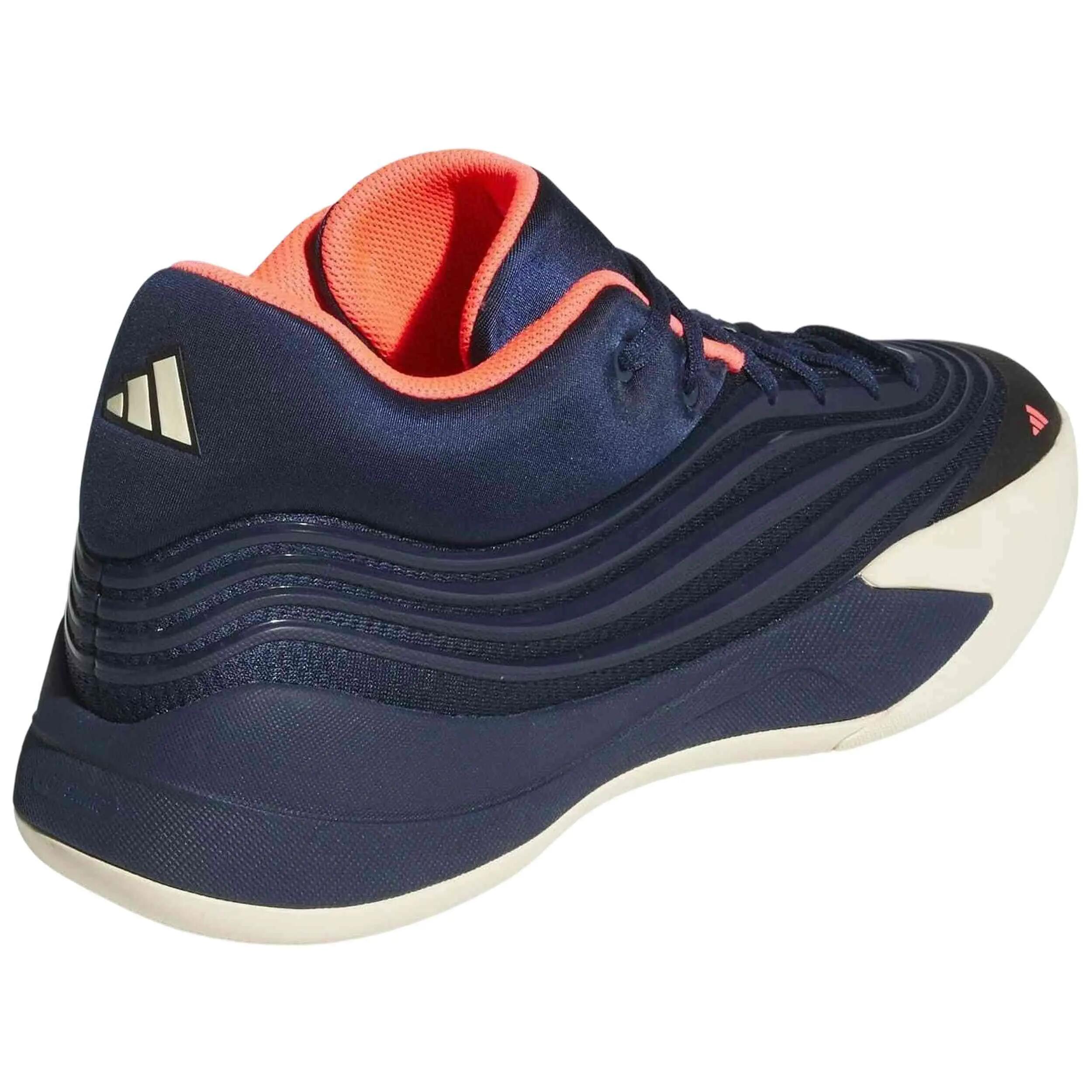 Baskets Adidas modèle DAME X "Night Indigo / Warm Vanilla / Solar T pour unisexe 3/5