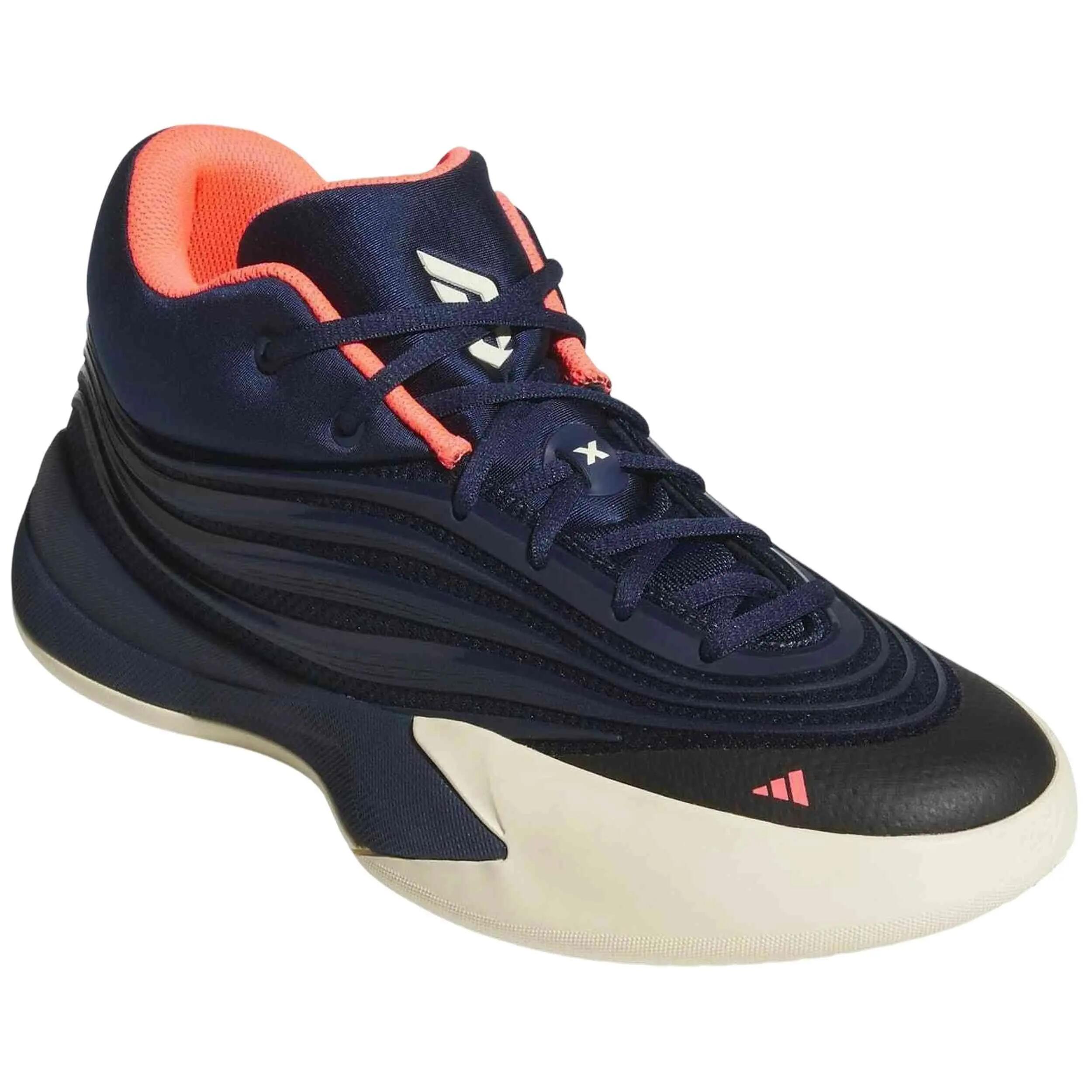 Baskets Adidas modèle DAME X "Night Indigo / Warm Vanilla / Solar T pour unisexe 2/5