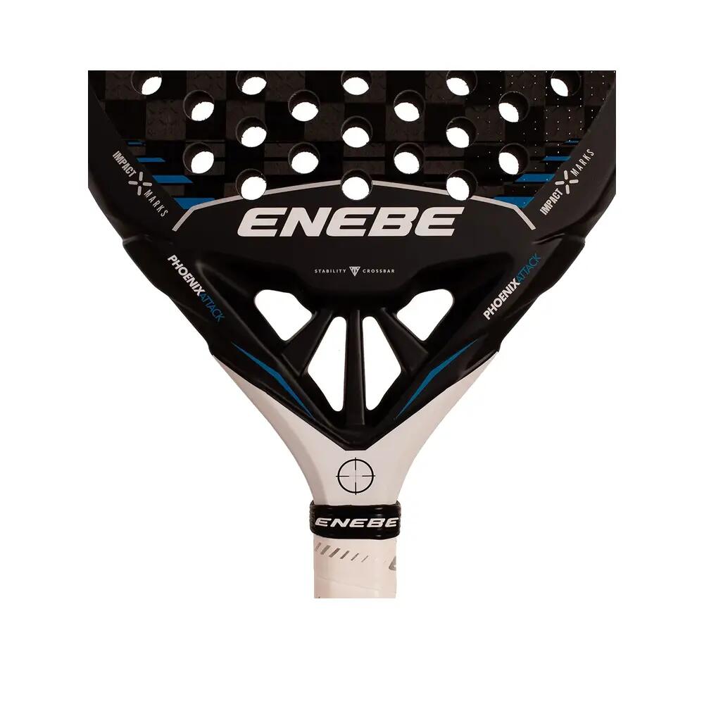 Enebe Phoenix Attack Semi-Pro Paddle Racket Silver 6/7