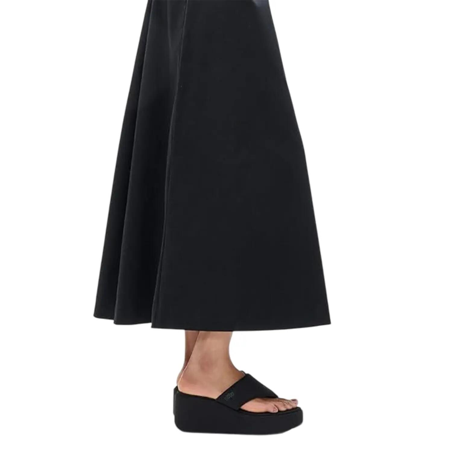 Sandalen met sleehak voor dames (Allemaal zwart) 5/5
