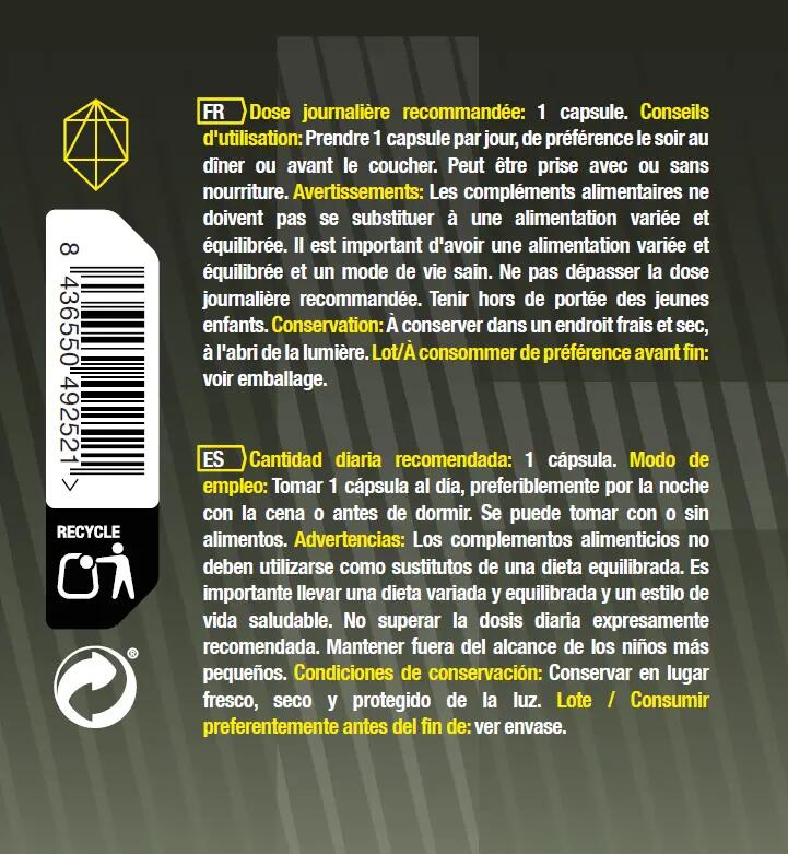 BISGLICINATO DE MAGNESIO + VITAMINA B6 | 120 cap SportDone 2/4