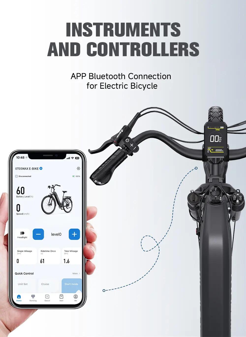 Európsky elektrobicykel ONESPORT OT05 MAX (bez akcelerátora), 36 V, 22,5 Ah 7/7
