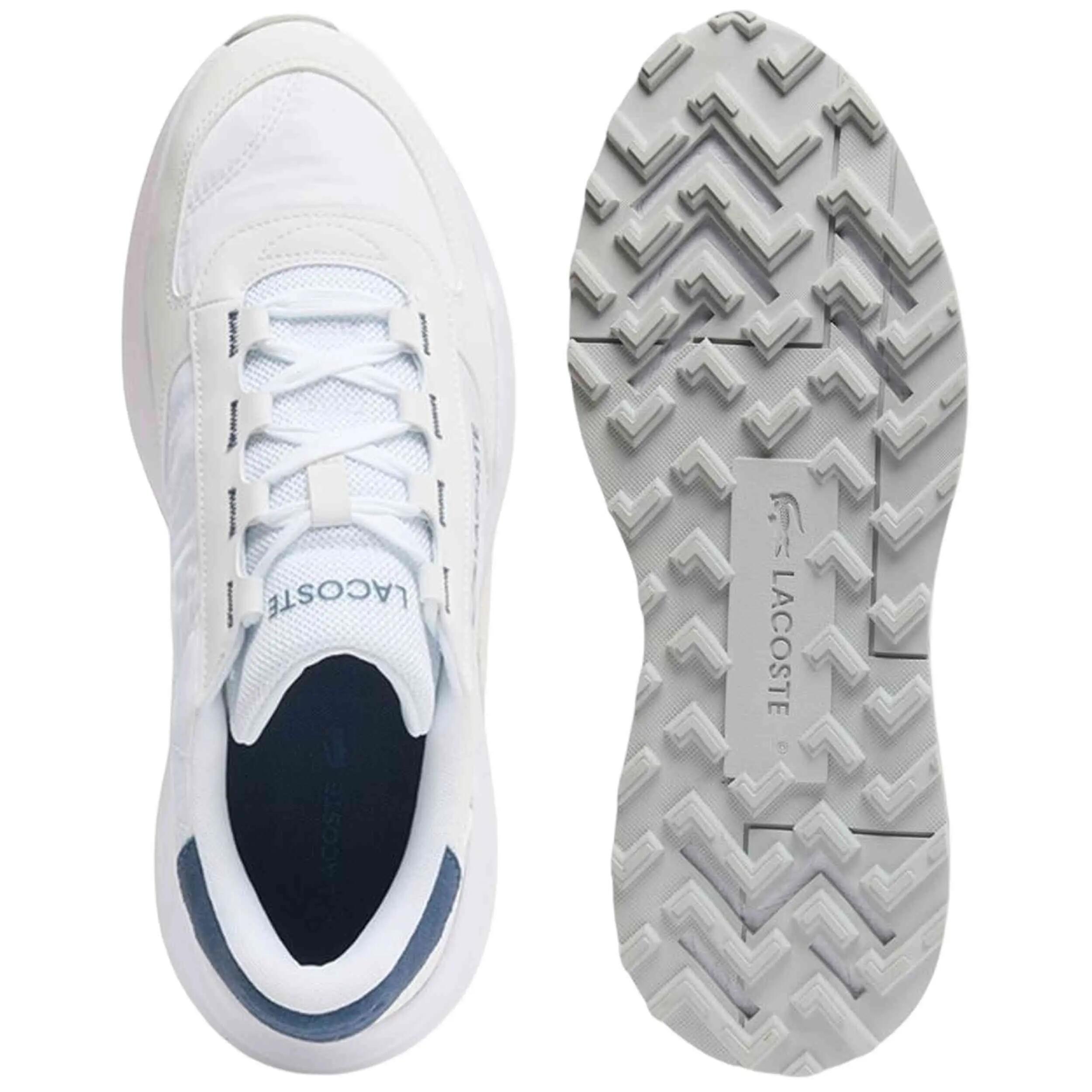 Baskets Lacoste modèle Elite Active Evo "Blanco / Azul" pour homme 5/5