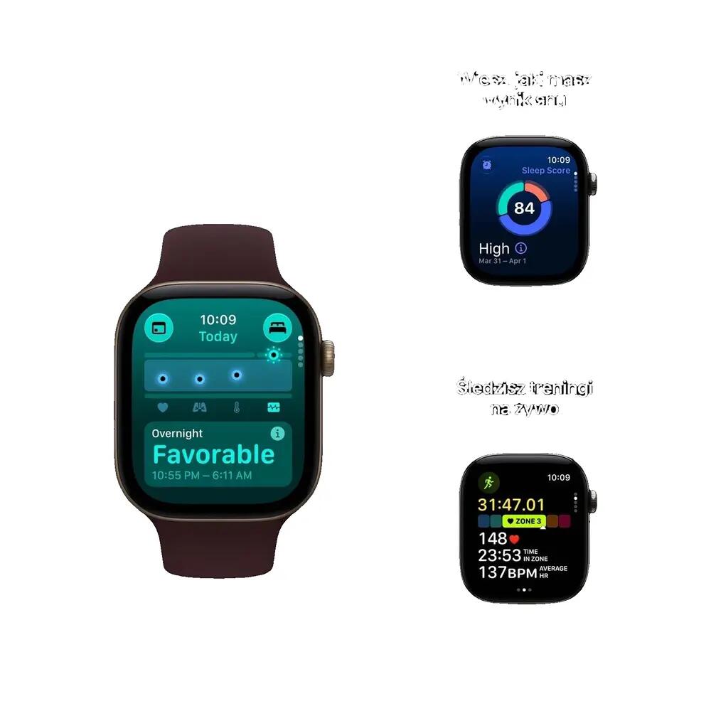 Montre connectée Apple Series 12 Aluminium Noir 5/8
