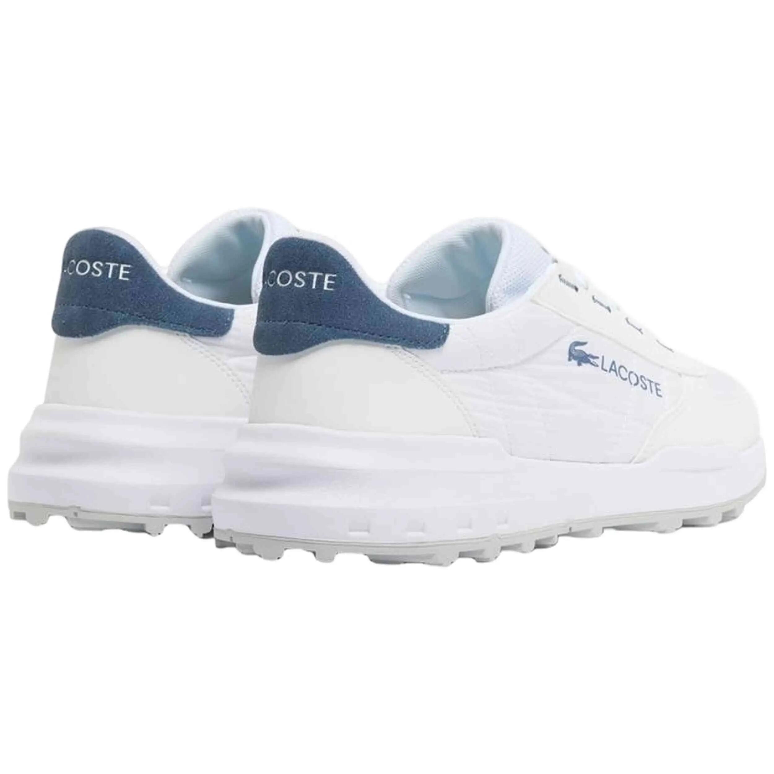 Baskets Lacoste modèle Elite Active Evo "Blanco / Azul" pour homme 3/5
