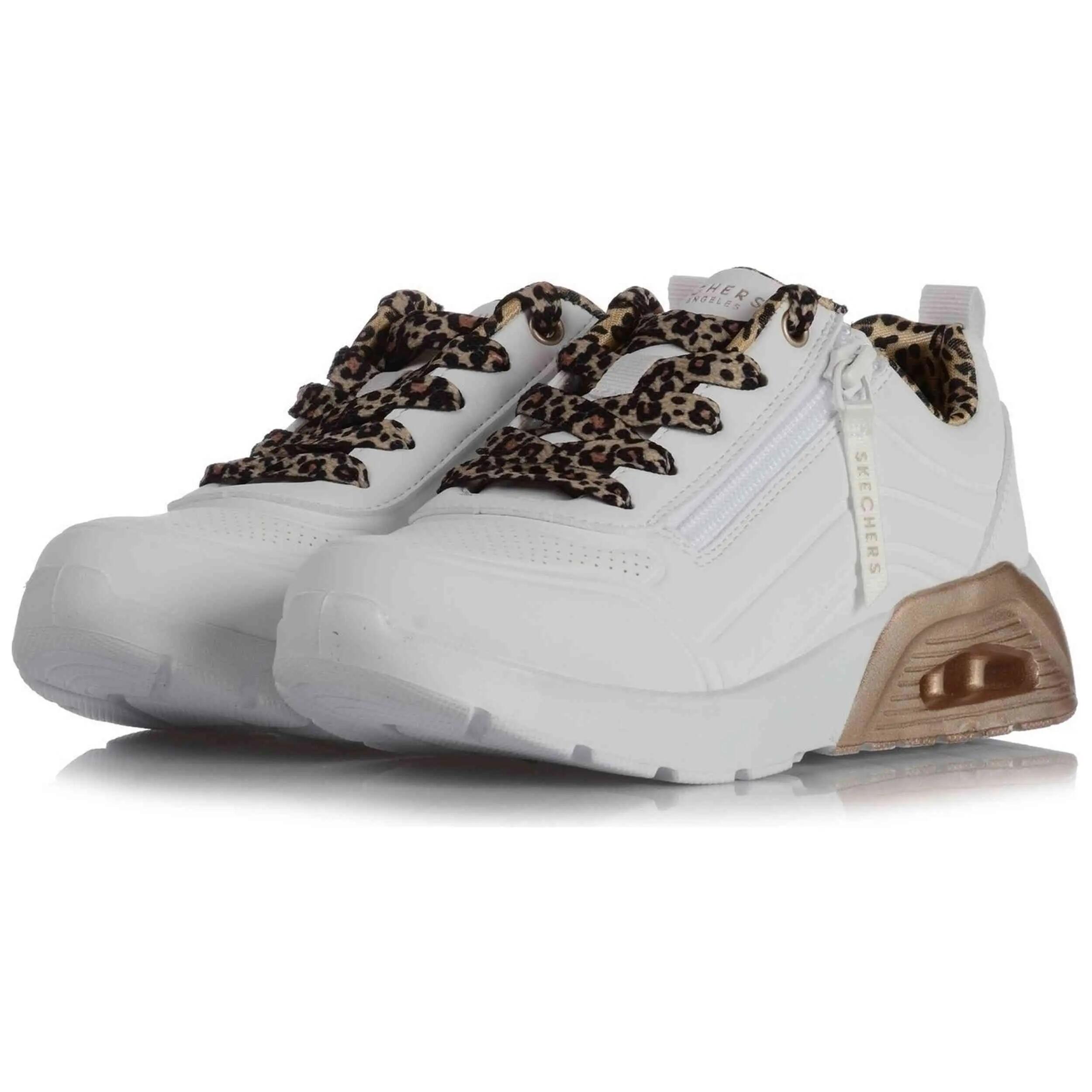 Zapatillas Skechers modelo Uno Lite 2.0 - Leopard Stride para niños unisex 4/5