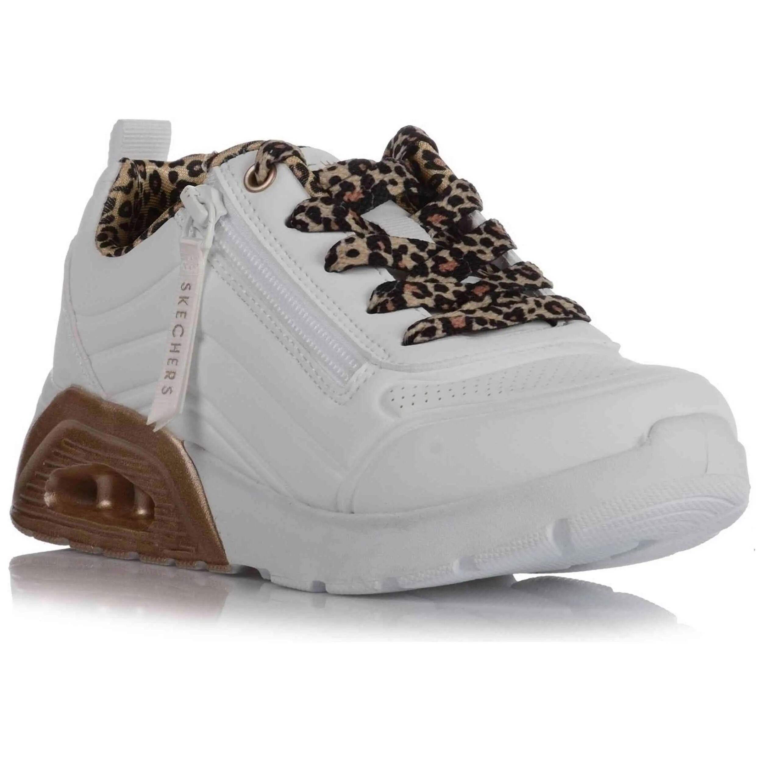 Zapatillas Skechers modelo Uno Lite 2.0 - Leopard Stride para niños unisex 3/5