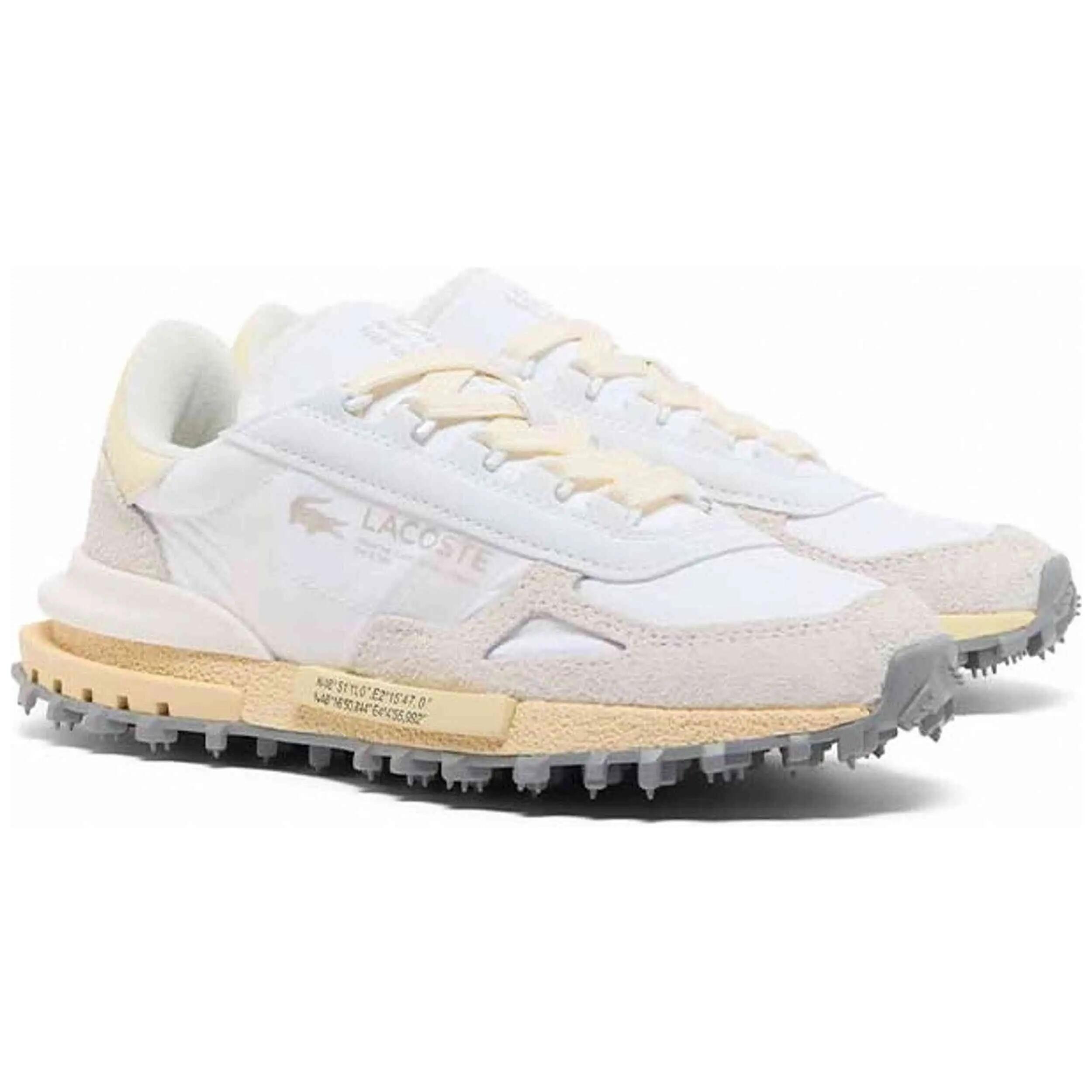 Zapatillas Lacoste modelo Elite Active "Blanco / Naranja" para mujer 2/5