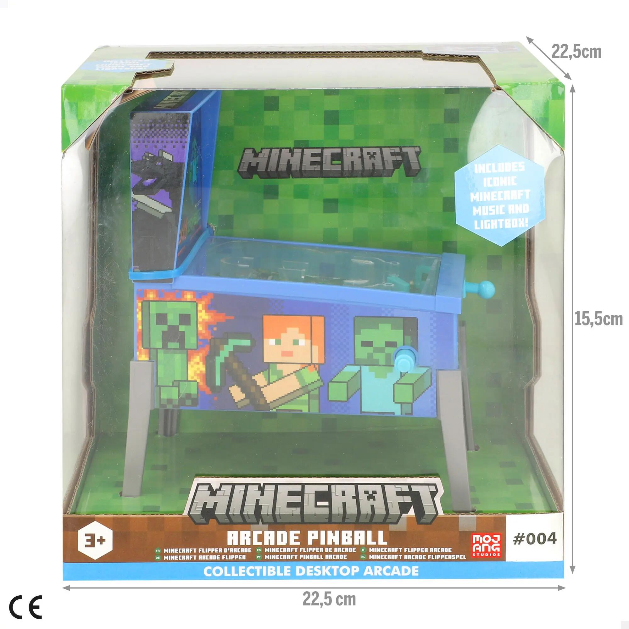 Minecraft Mini Pinball Arcade 16x8,5x26 cm + 3 anos 7/7