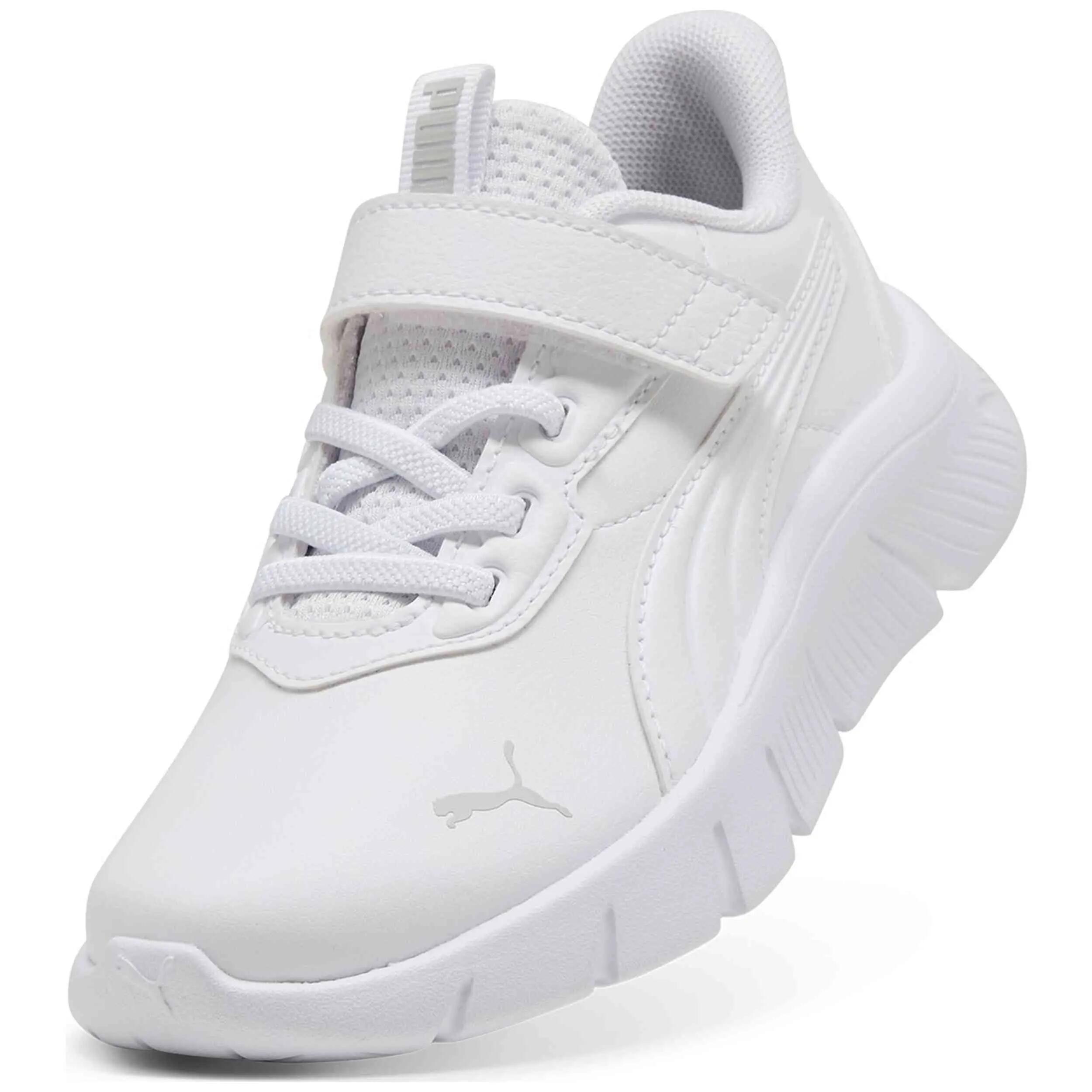 Sapatilhas Puma modelo Flexfocus Modern SL AC+ PS "Bianco" para crianças unissex 4/5