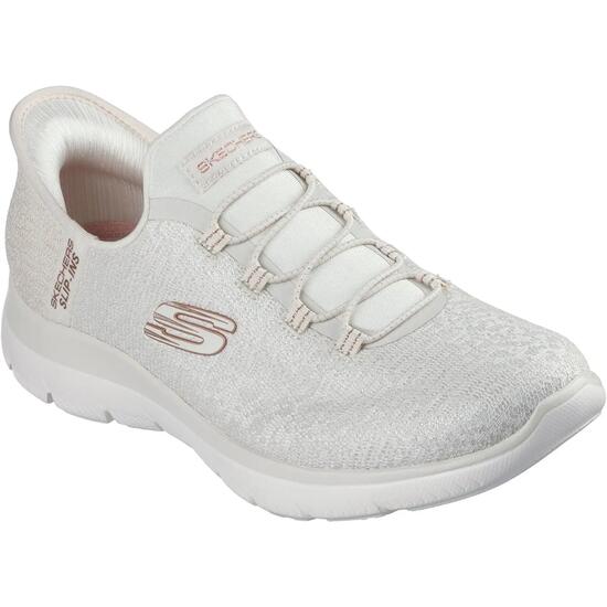 Baskets Skechers modèle Slip-ins: Summits - Lunar Glow "Natural Mesh pour femmes