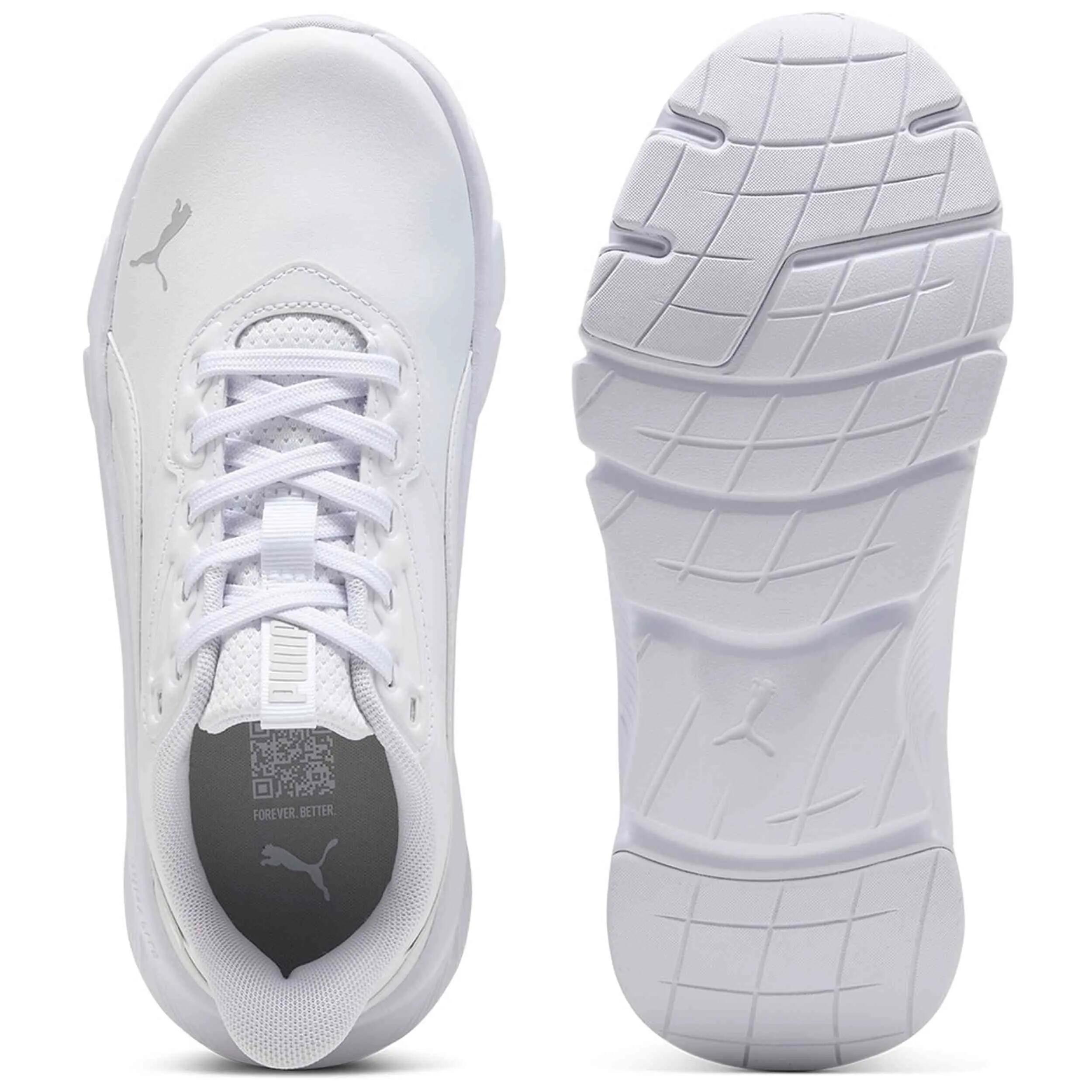 Sapatilhas Puma modelo Flexfocus Lite Modern SL Jr "Bianco para crianças unissex 5/5