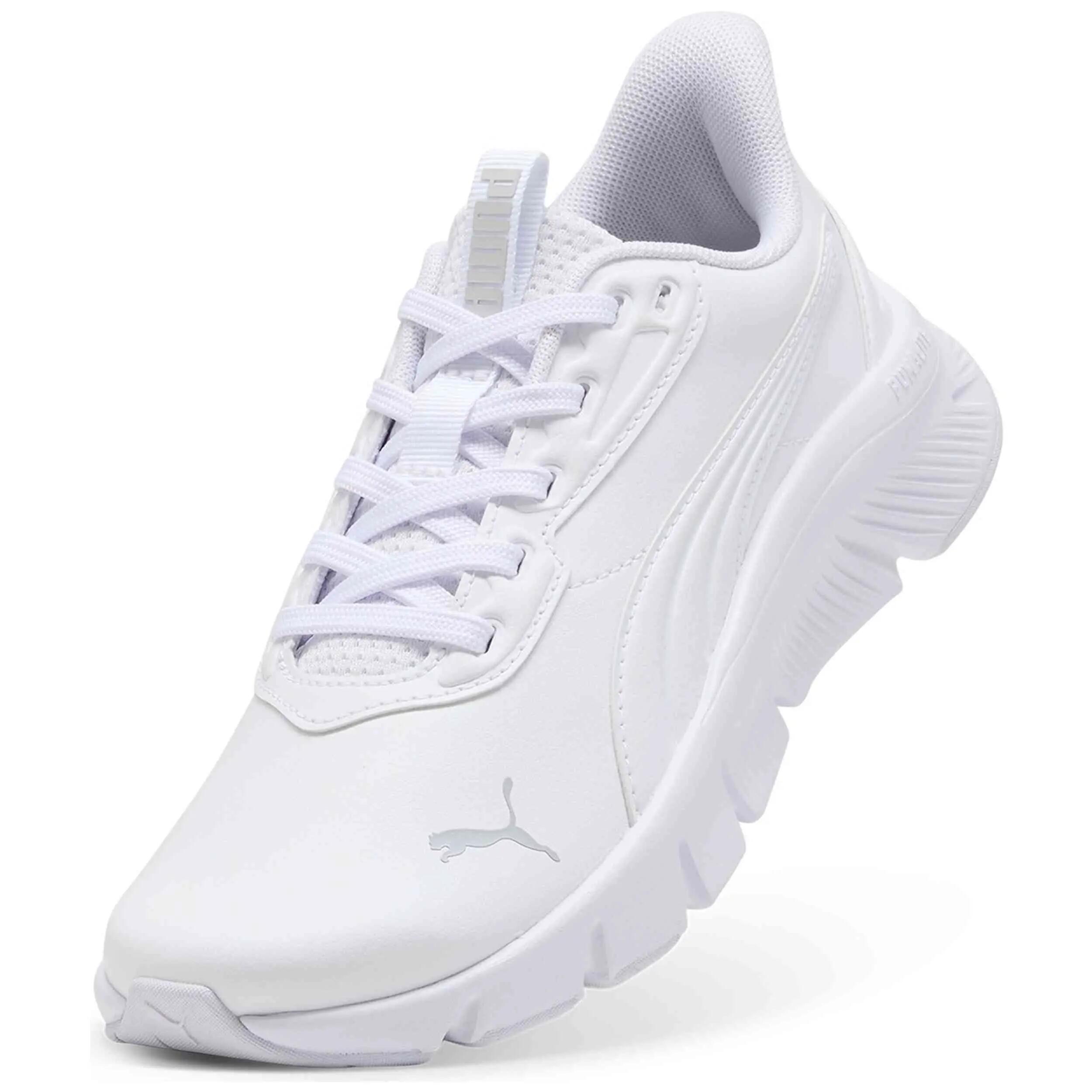 Sapatilhas Puma modelo Flexfocus Lite Modern SL Jr "Bianco para crianças unissex 4/5
