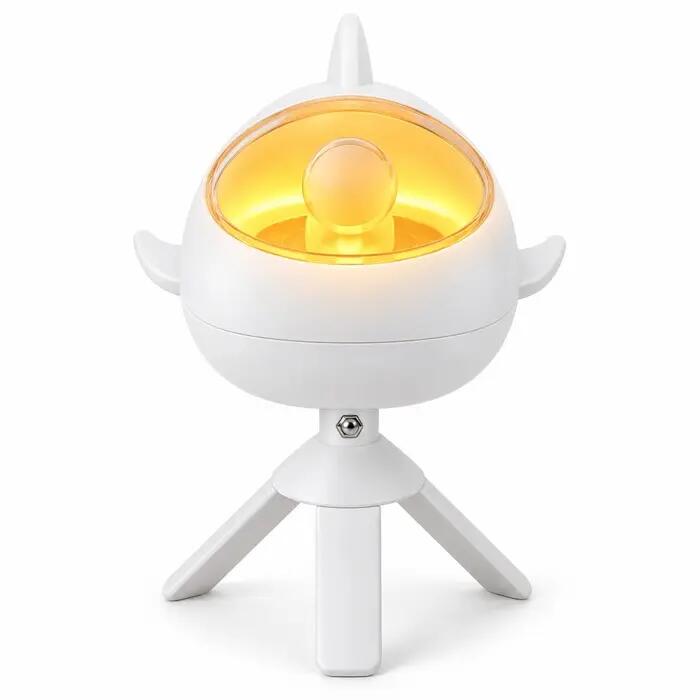 Enceinte bluetooth lumineuse fusée blanc 4/7