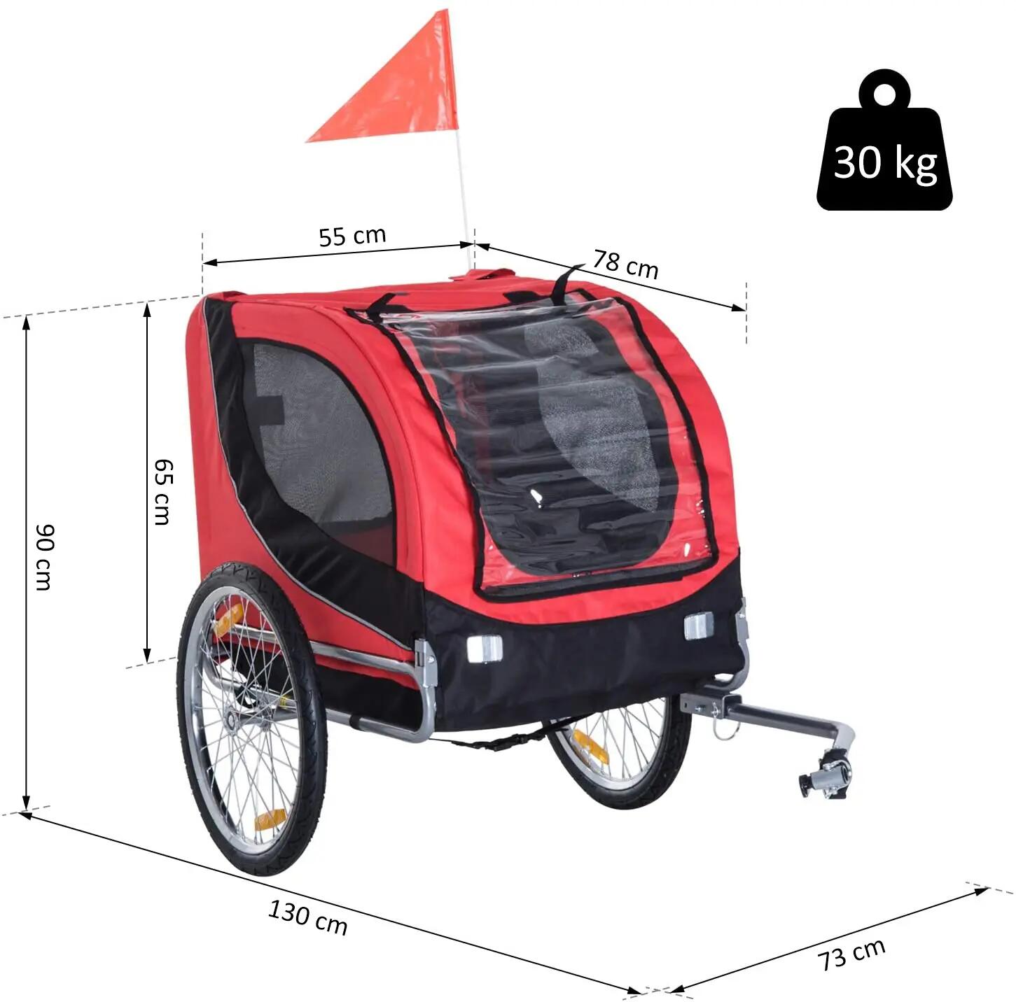 Remorque de vélo pour chien 3/5