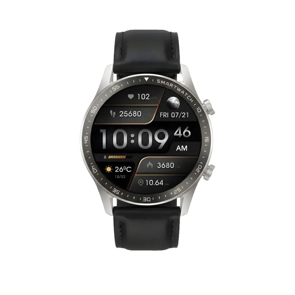Gravity GT10-7 Silver/Black Smartwatch with 2 Straps 8/10