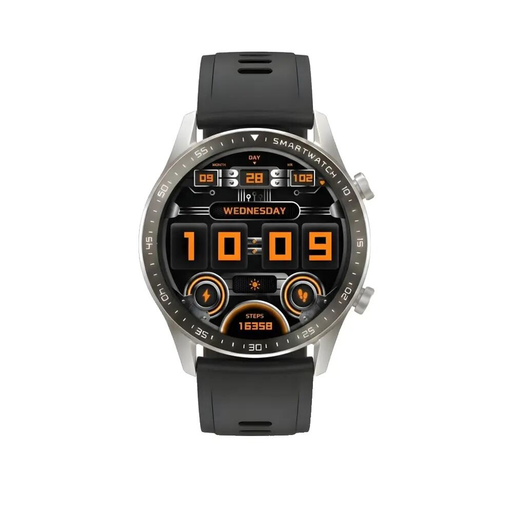 Gravity GT10-7 Silver/Black Smartwatch with 2 Straps 7/10